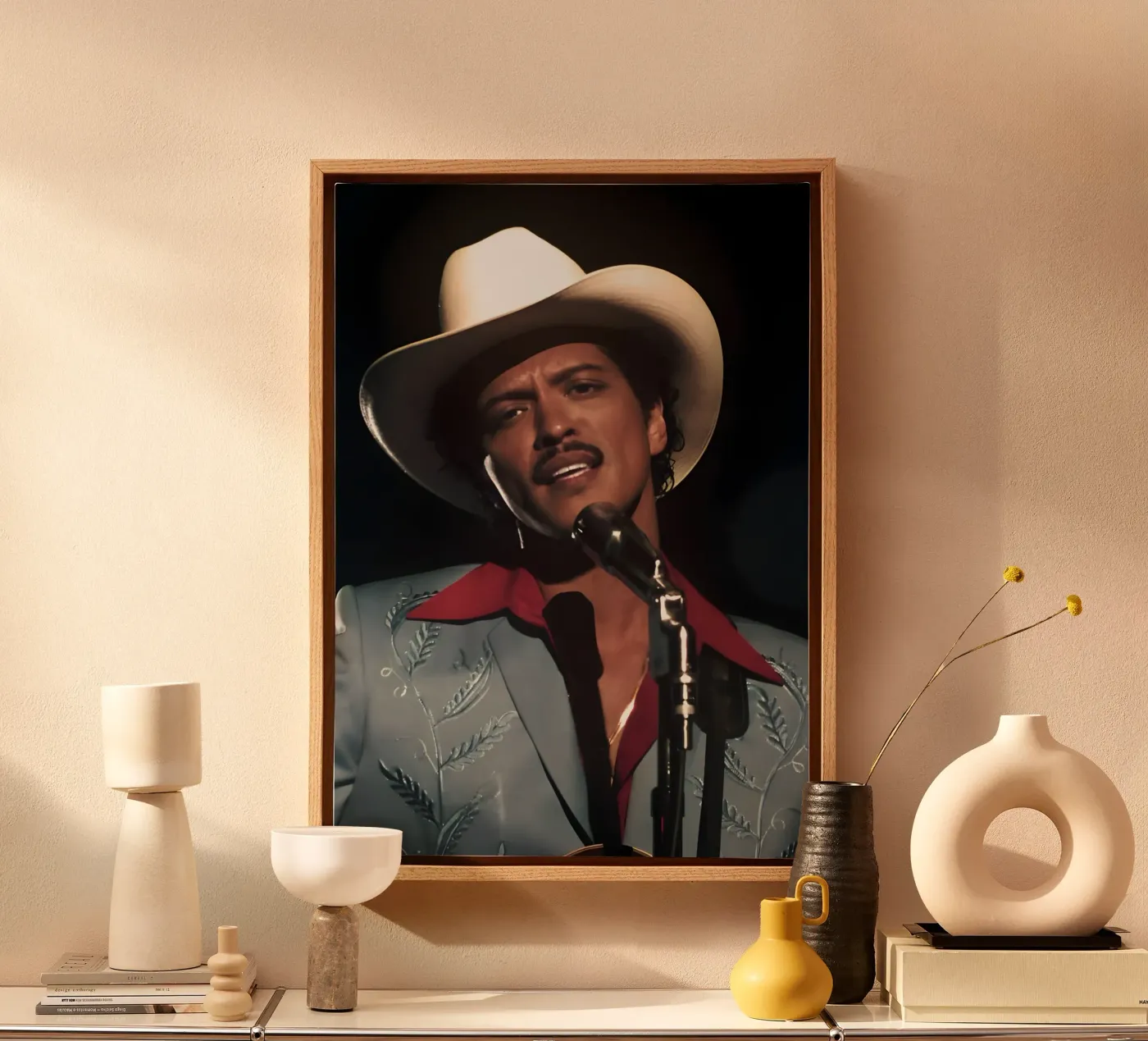 Bruno Mars tela da Digital Street art