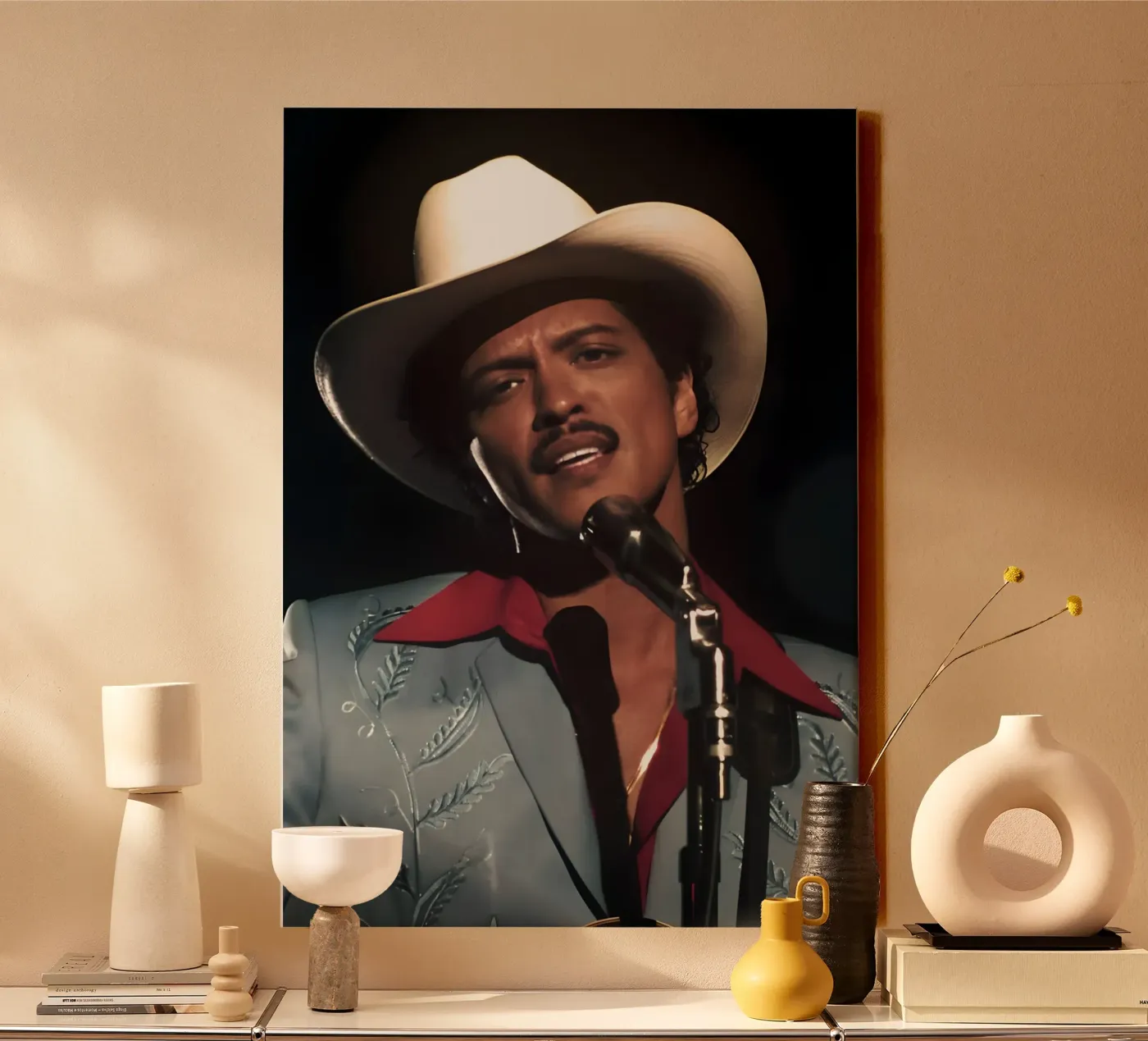 Bruno Mars tela da Digital Street art
