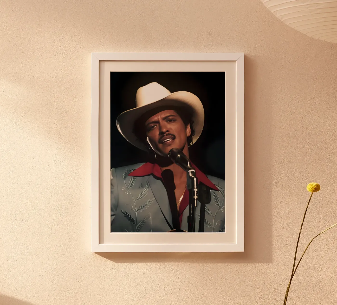 Bruno Mars poster van Digital Street art