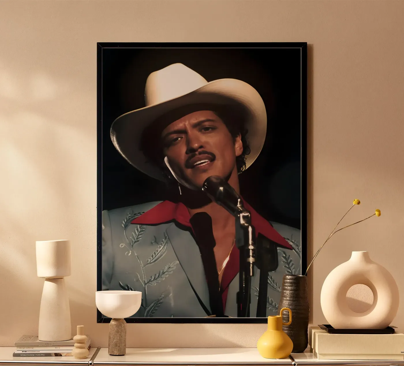 Bruno Mars poster van Digital Street art