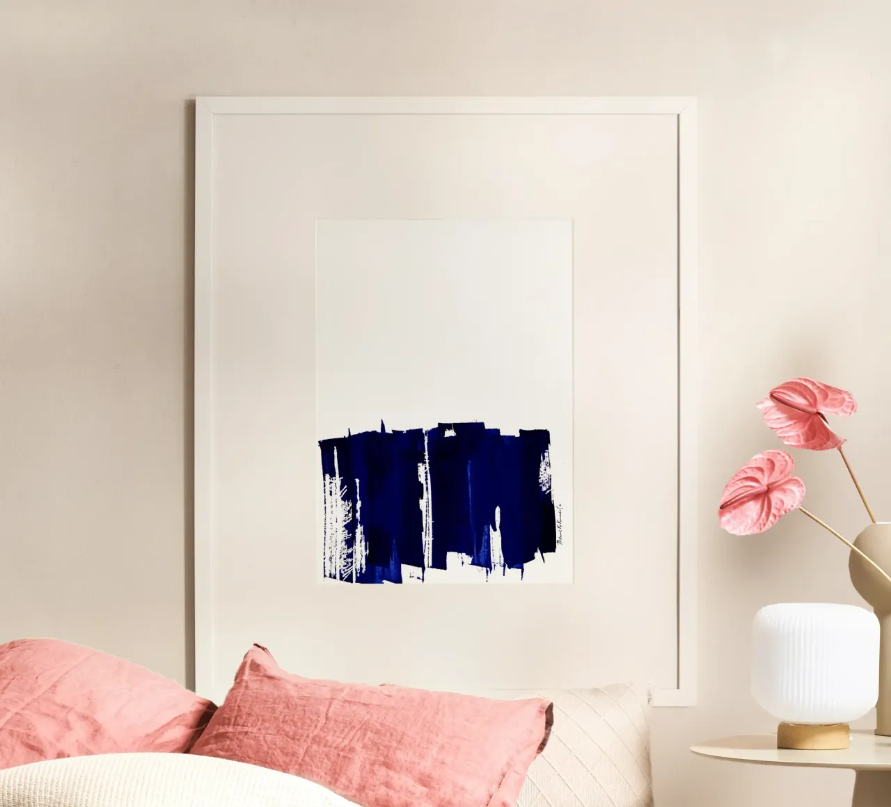 Blue hahnemühle by nileshkikuuchise