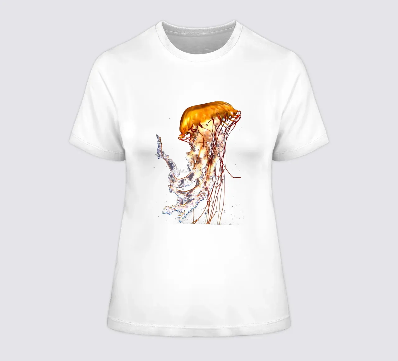 Meduse colorate di notte t-shirt da donna da DiveDuke
