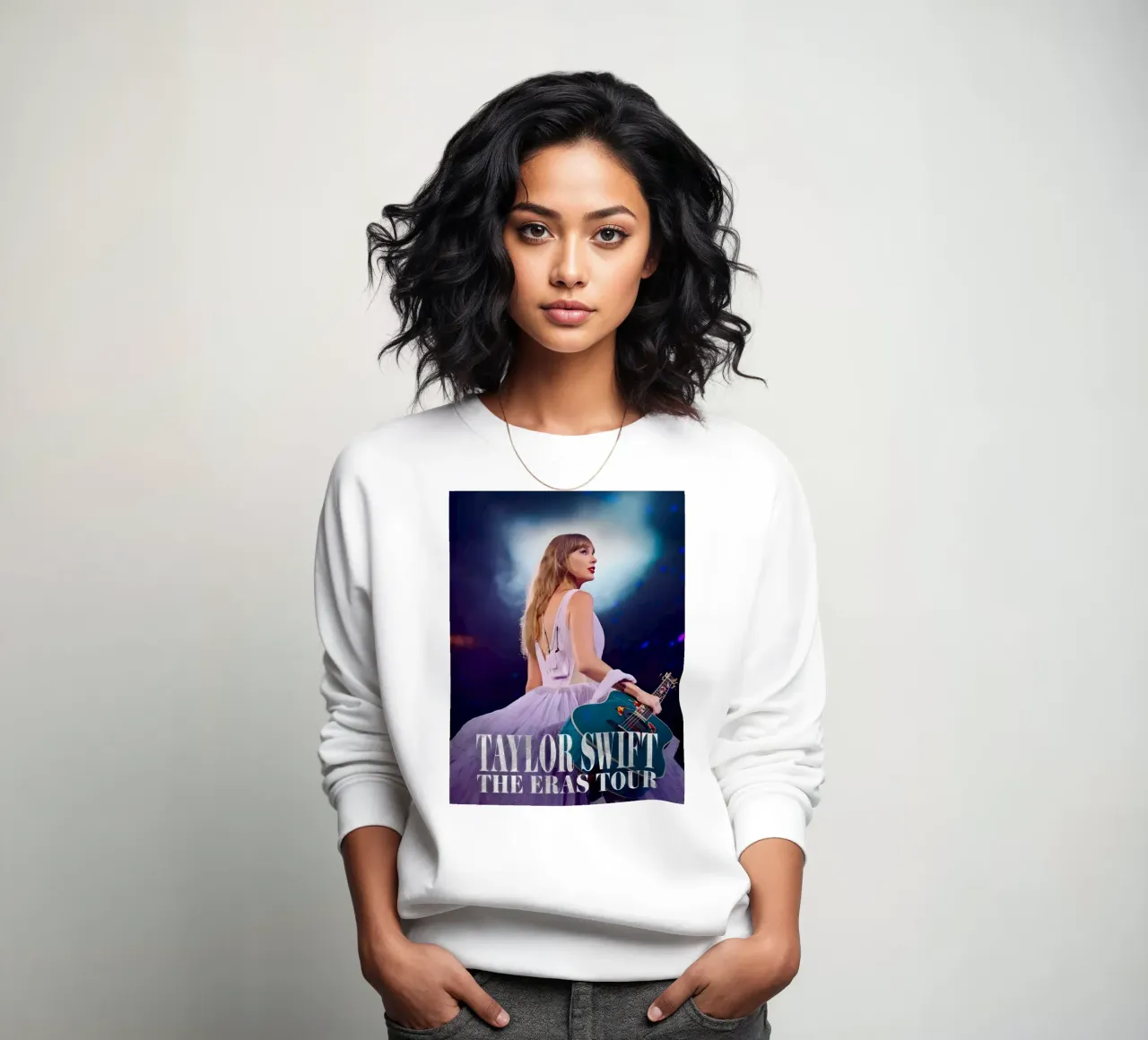 Gira de Taylor Swift sudadera de vintage singer