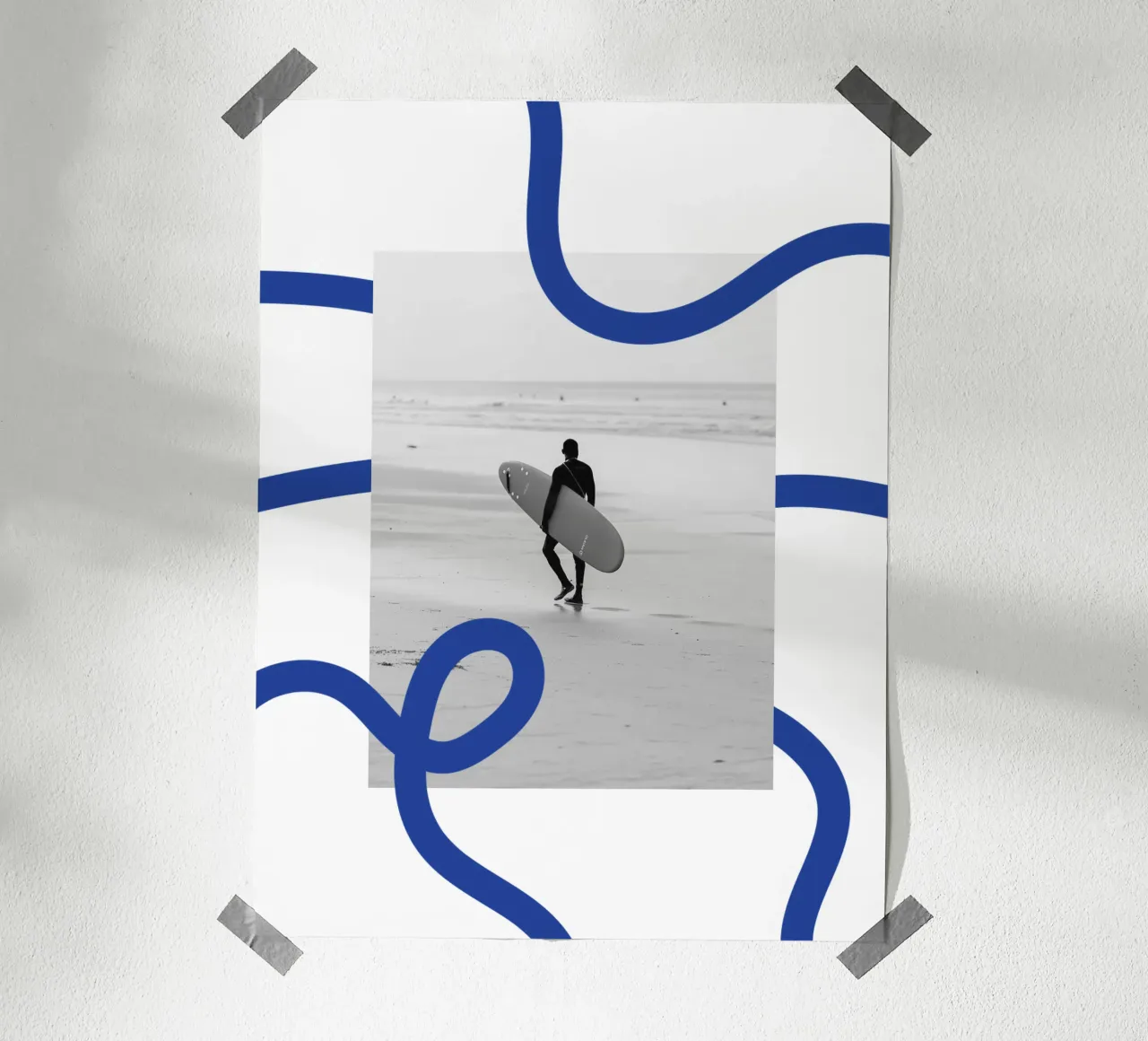 Swirly poster da we line studio - design