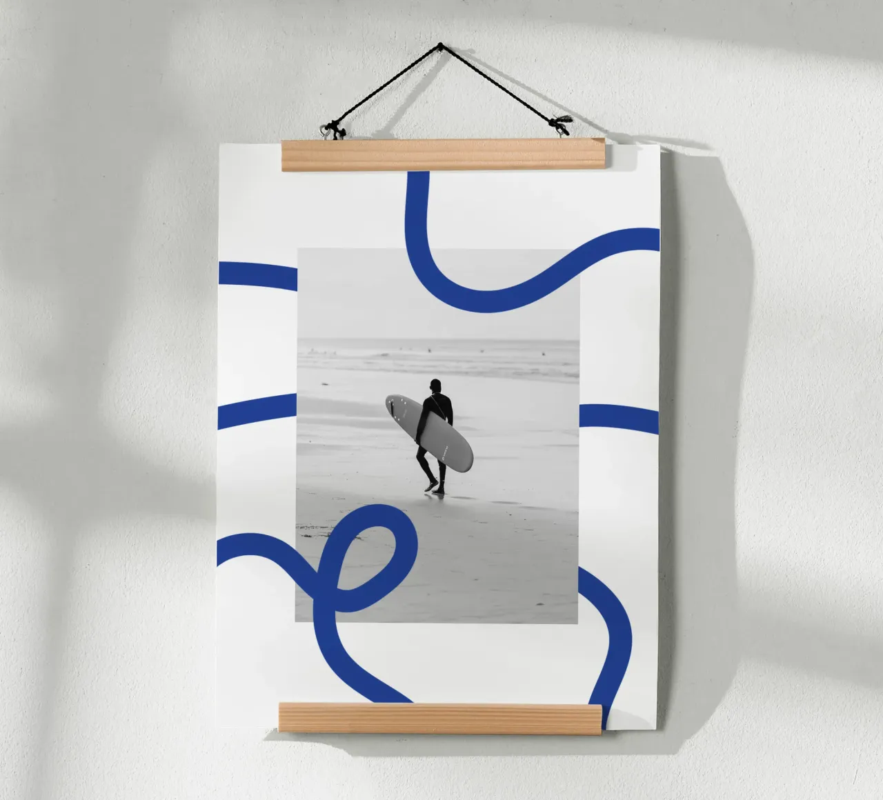 Swirly poster da we line studio - design