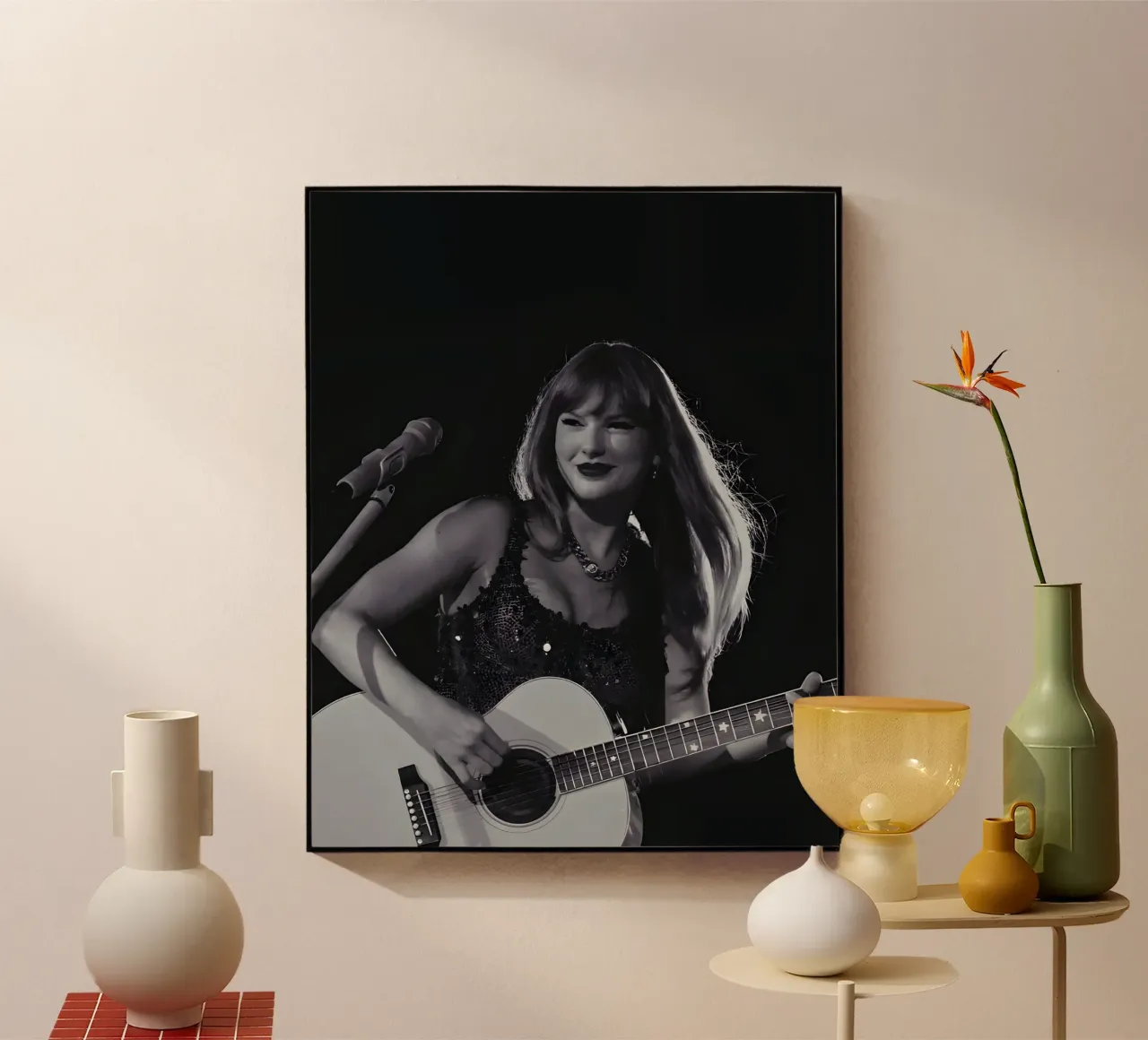 Notte acustica plexiglass da vintage singer