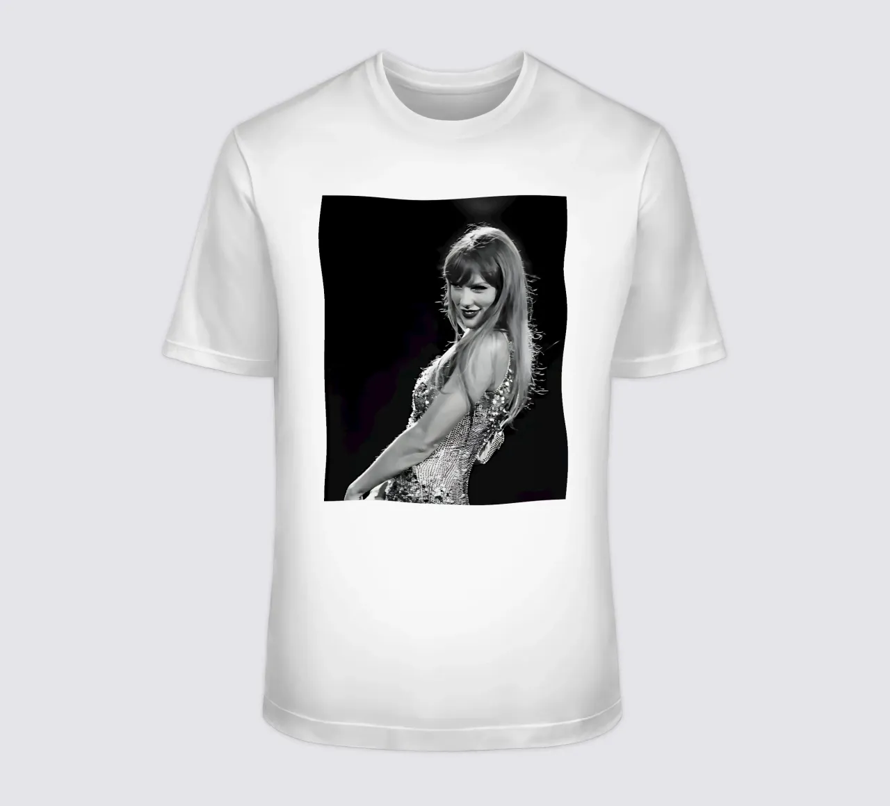 Taylor Swift sul palco t-shirt da vintage singer