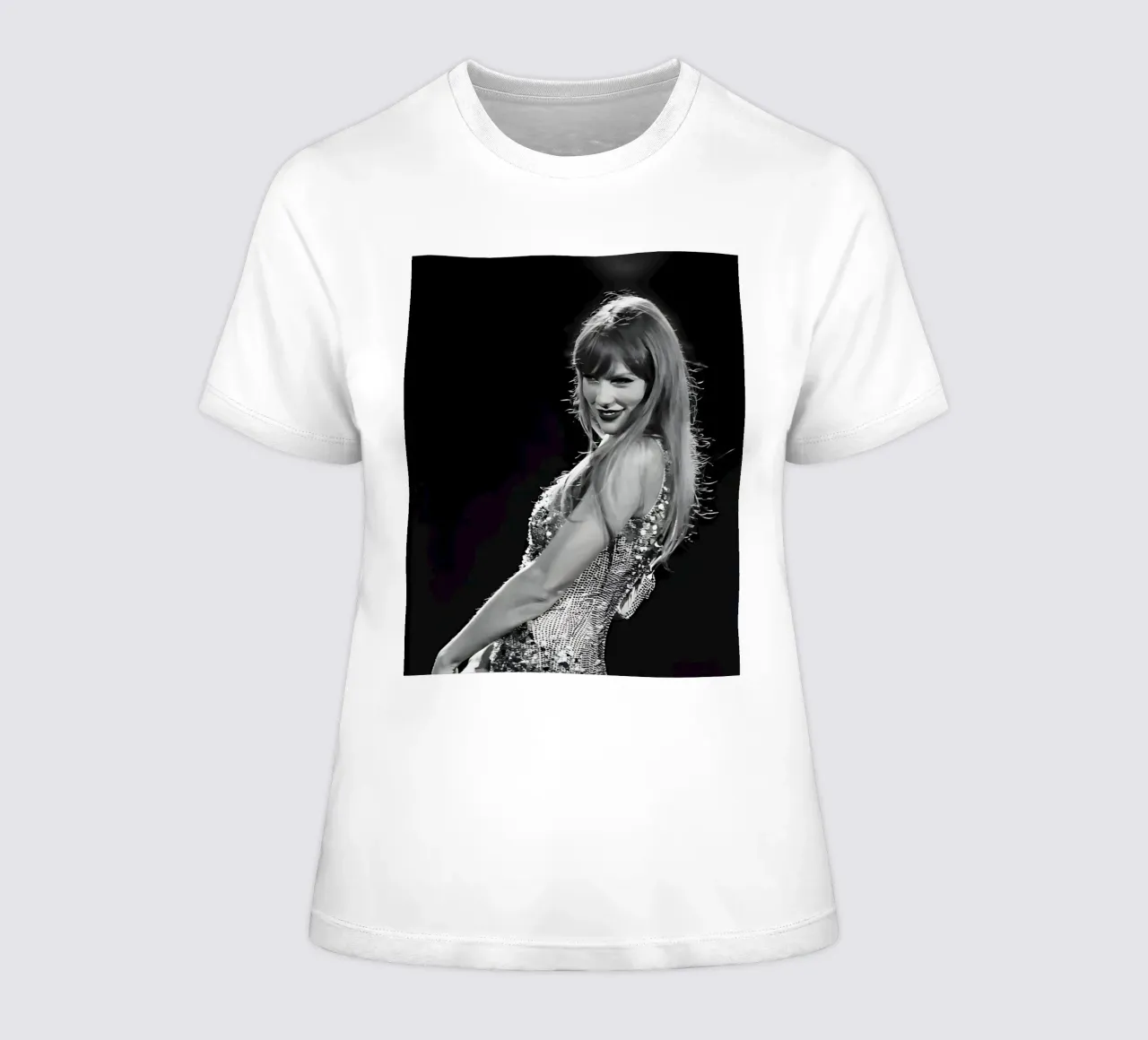 Taylor Swift sul palco t-shirt da donna da vintage singer