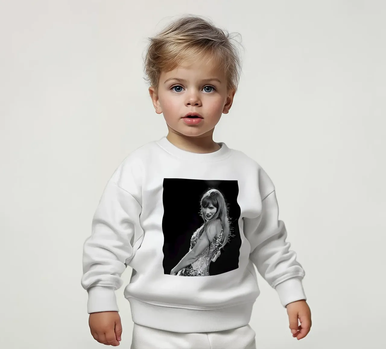 Taylor Swift sul palco felpa neonato da vintage singer