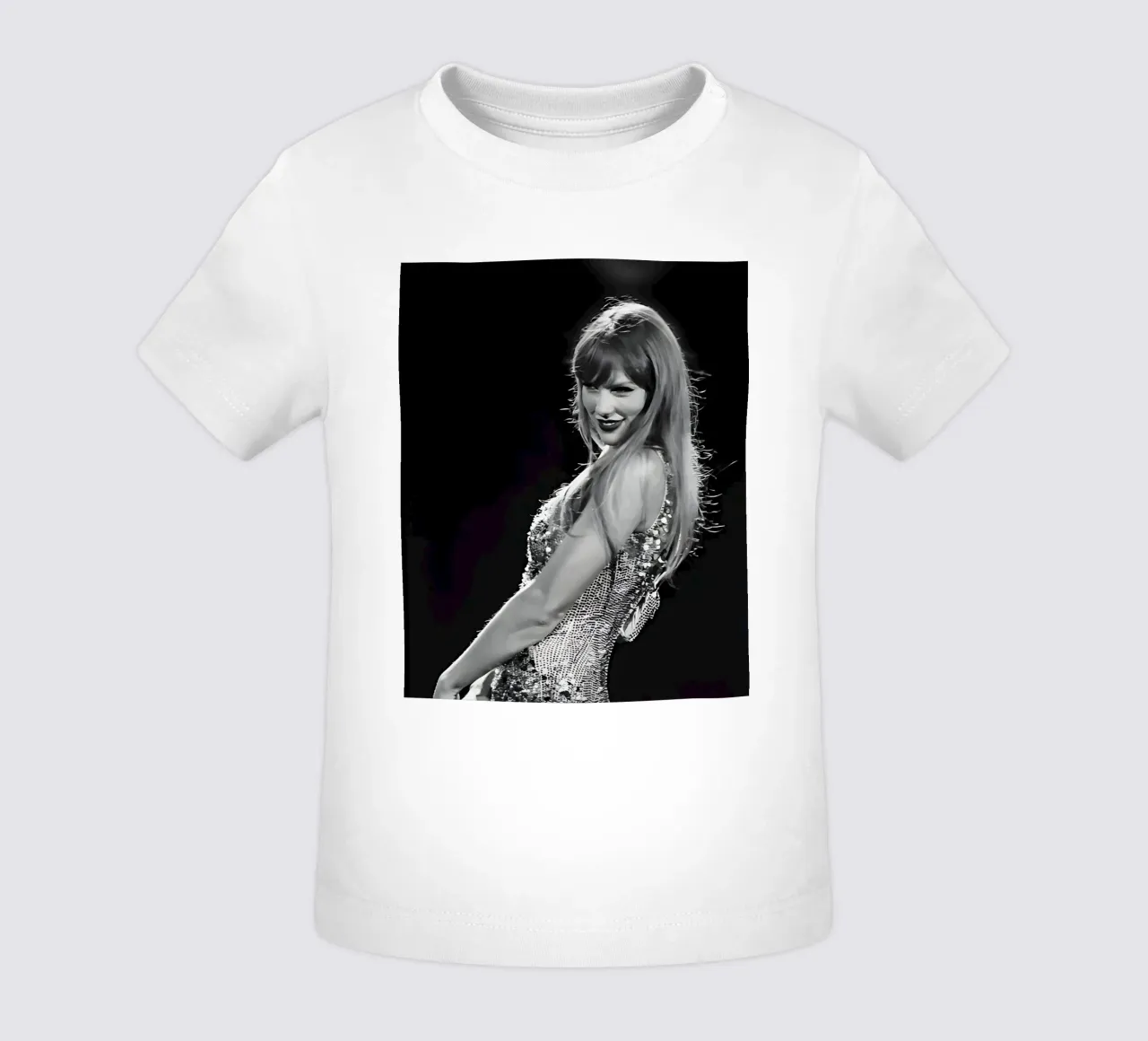 Taylor Swift sul palco maglietta neonato da vintage singer