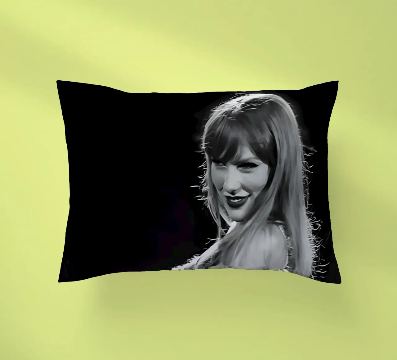 Taylor Swift auf der Bühne Kissen von vintage singer