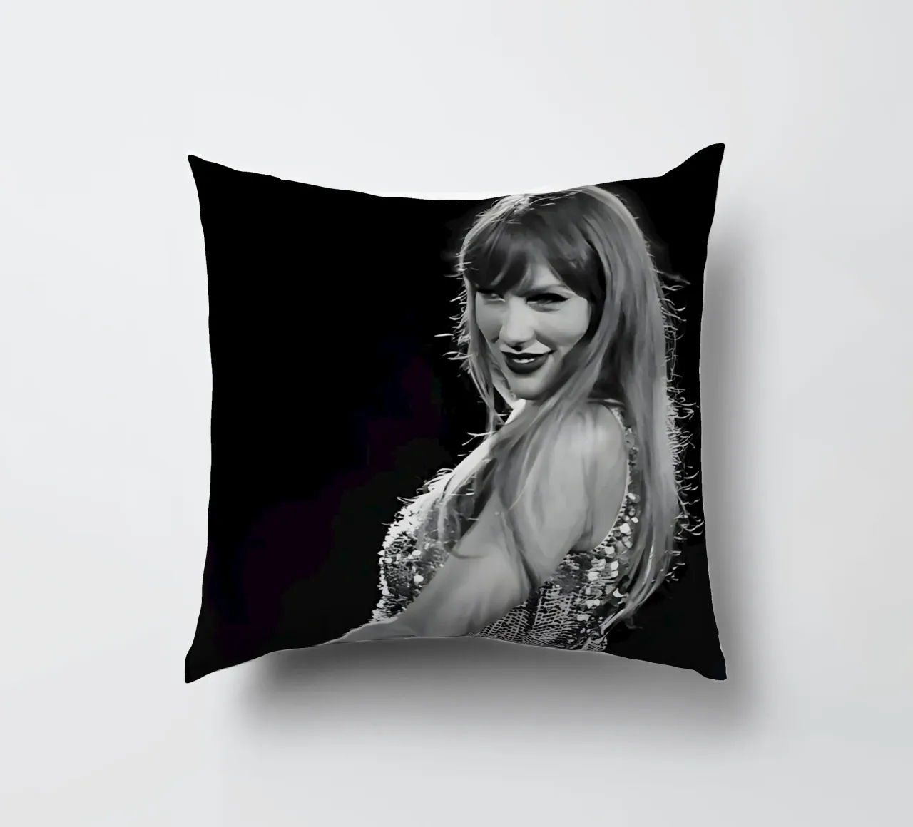 Taylor Swift auf der Bühne Kissen von vintage singer