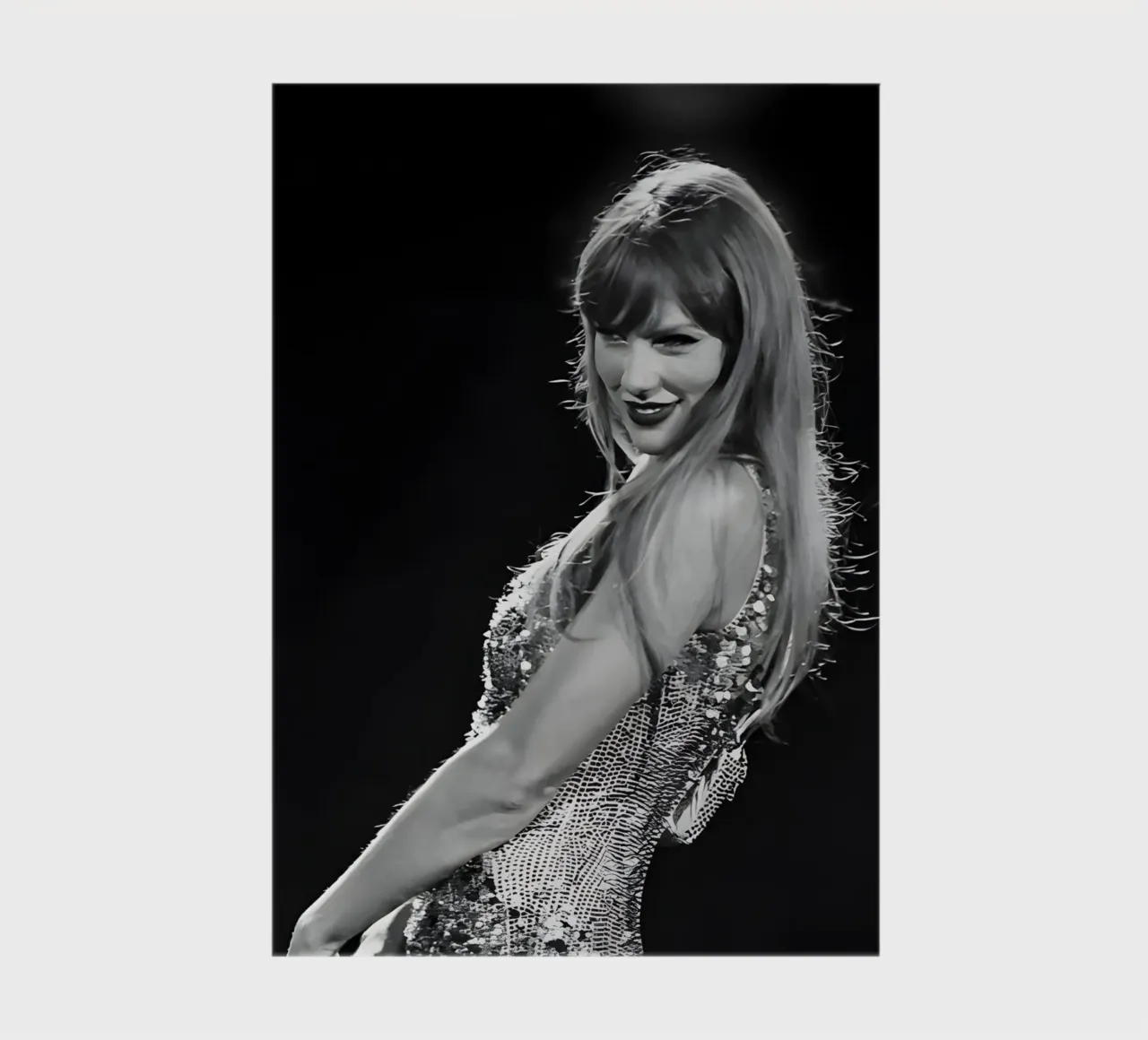 Taylor Swift sul palco diario da vintage singer