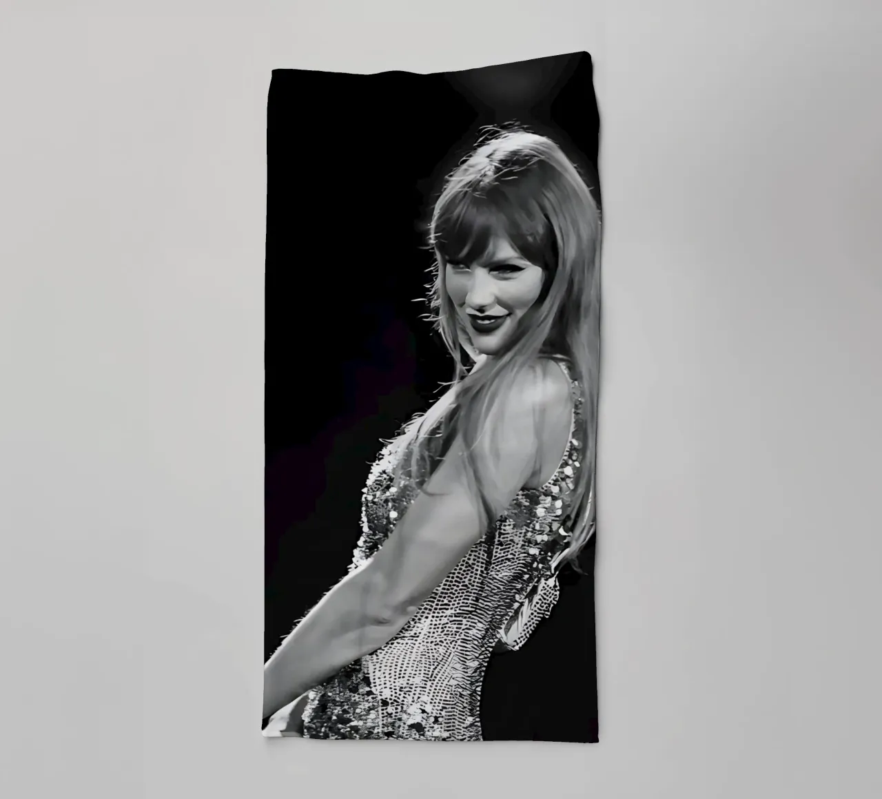 Taylor Swift en el escenario toalla de baño de vintage singer