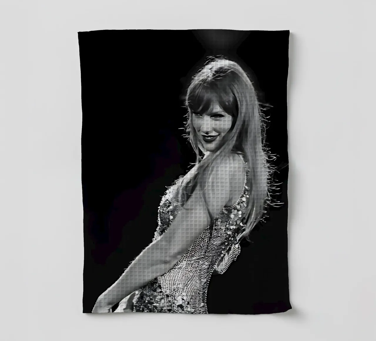 Taylor Swift sur scène torchon de vintage singer