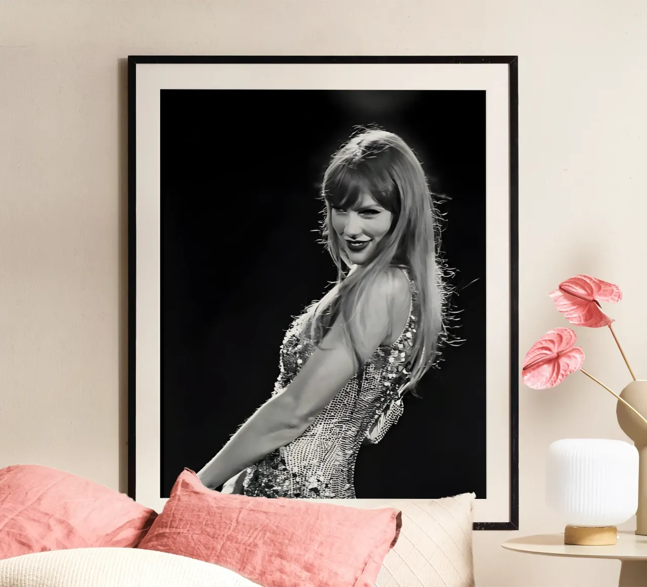 Taylor Swift en el escenario hahnemühle de vintage singer
