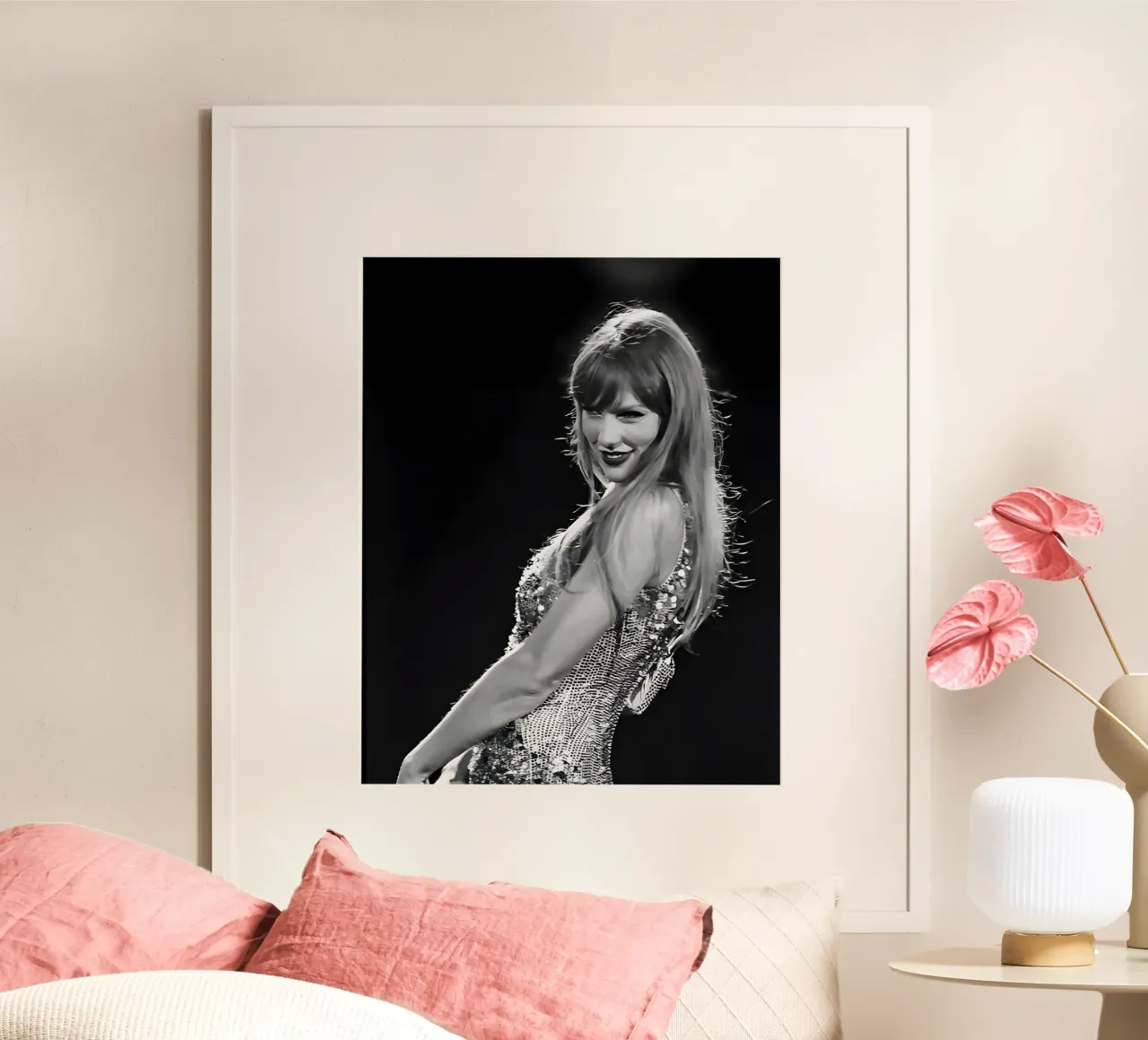 Taylor Swift en el escenario hahnemühle de vintage singer