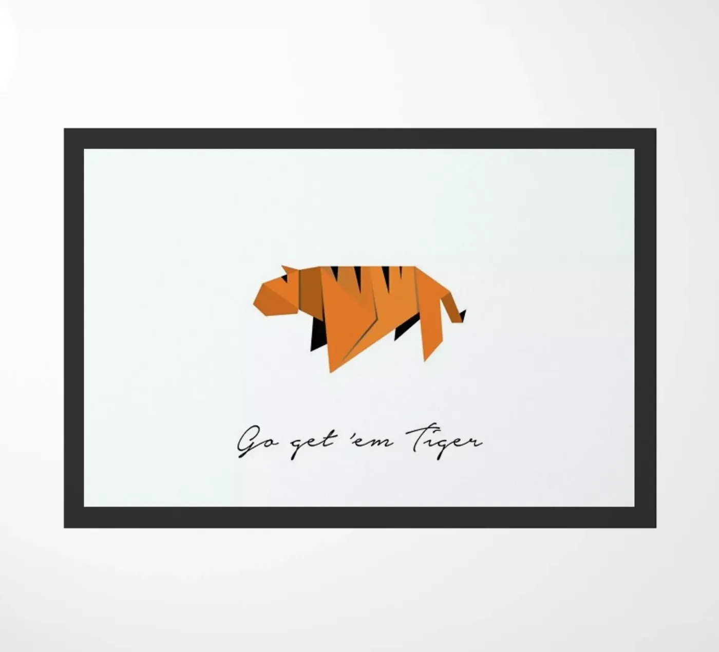 Tiger Fußmatte von Trabolt Design