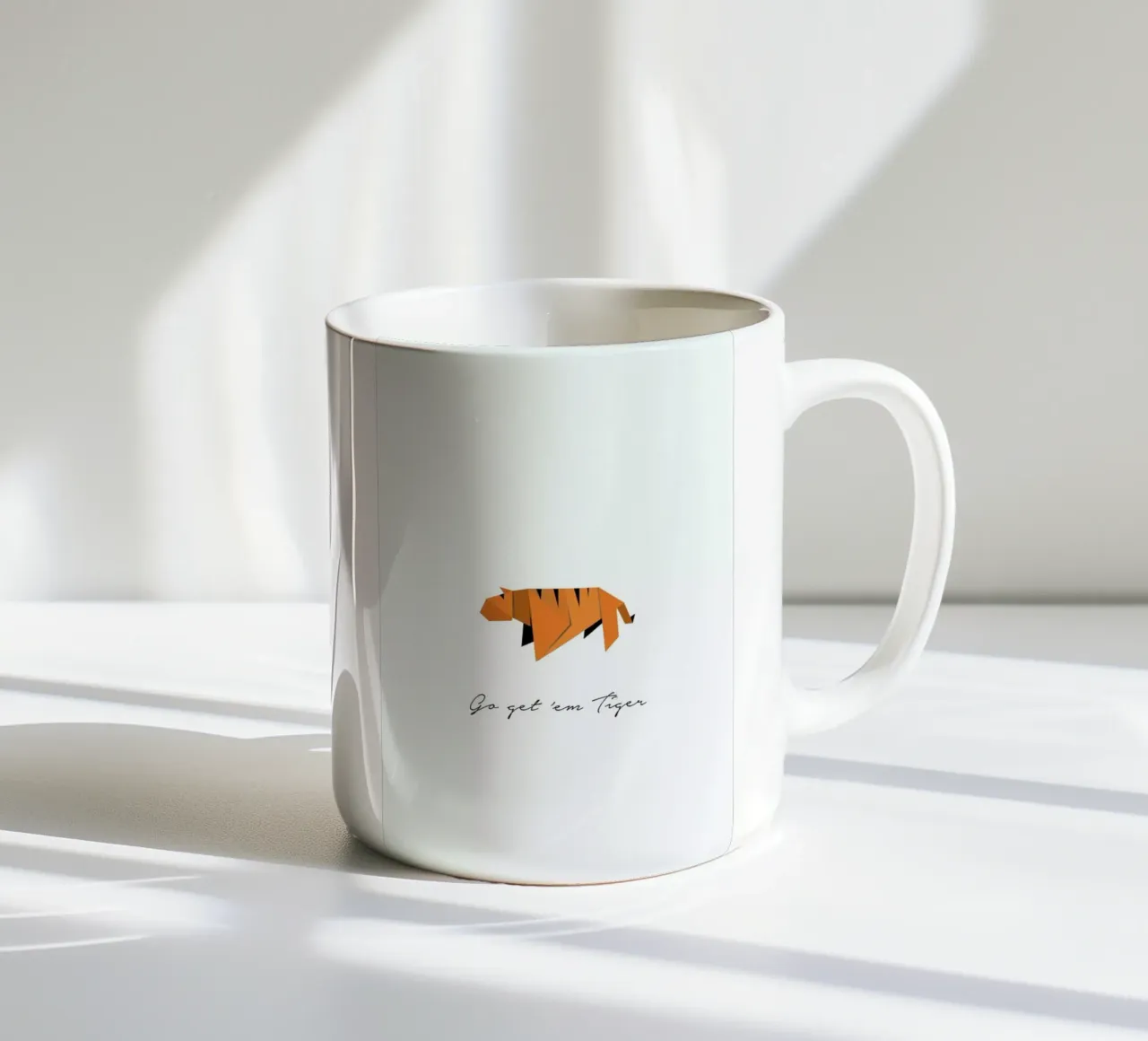 Tiger Keramik Tasse von Trabolt Design