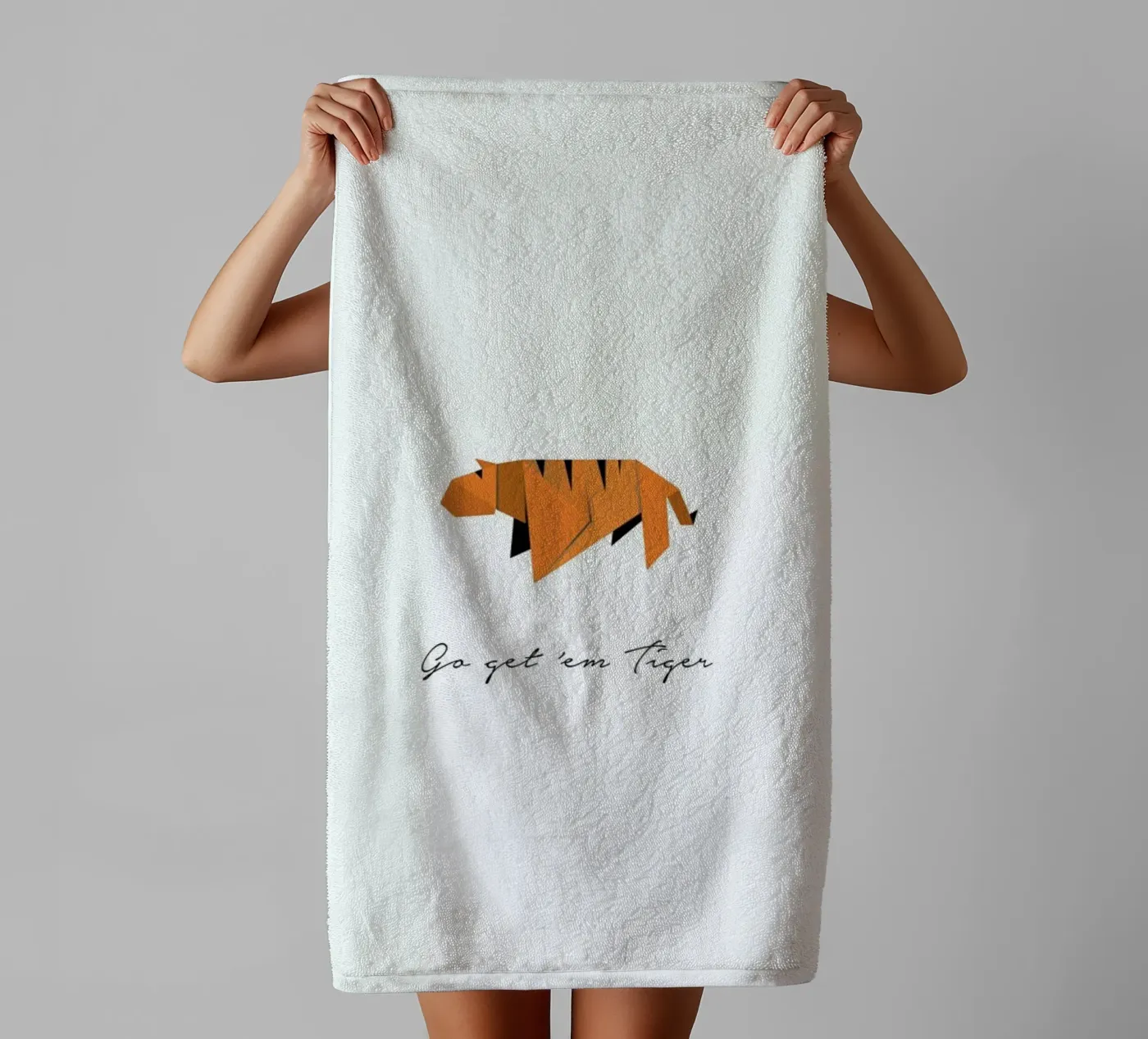 Tiger badhanddoek van Trabolt Design