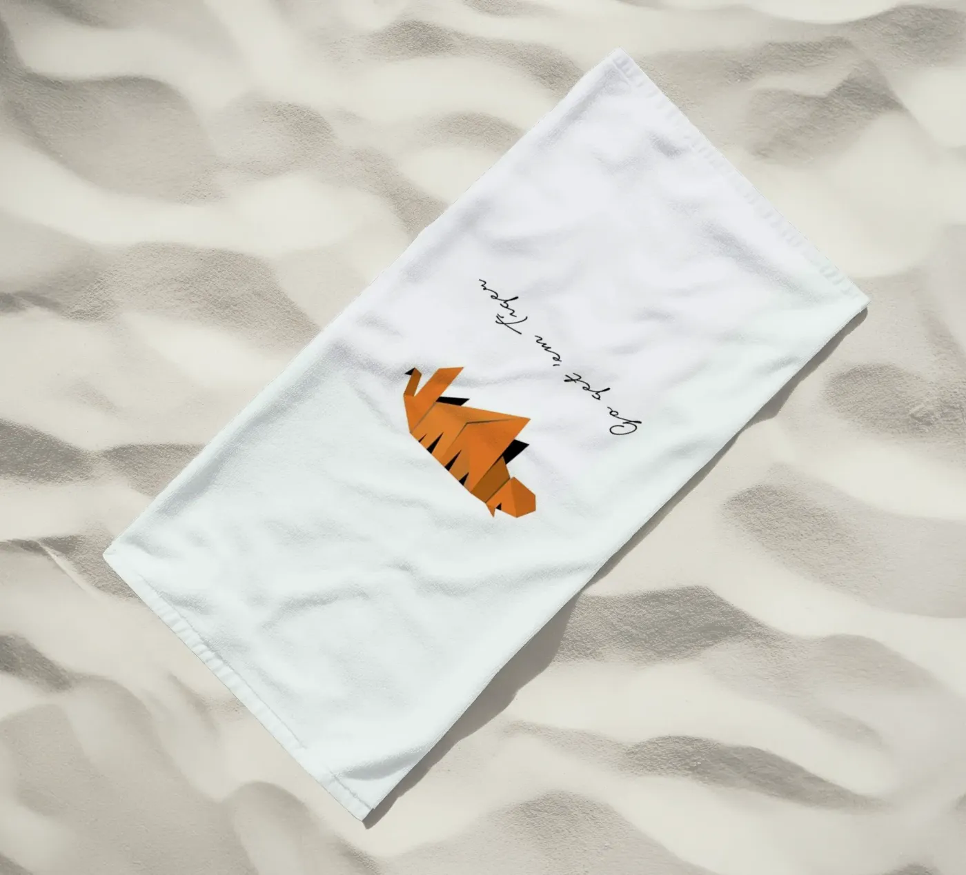 Tiger Strandtuch von Trabolt Design