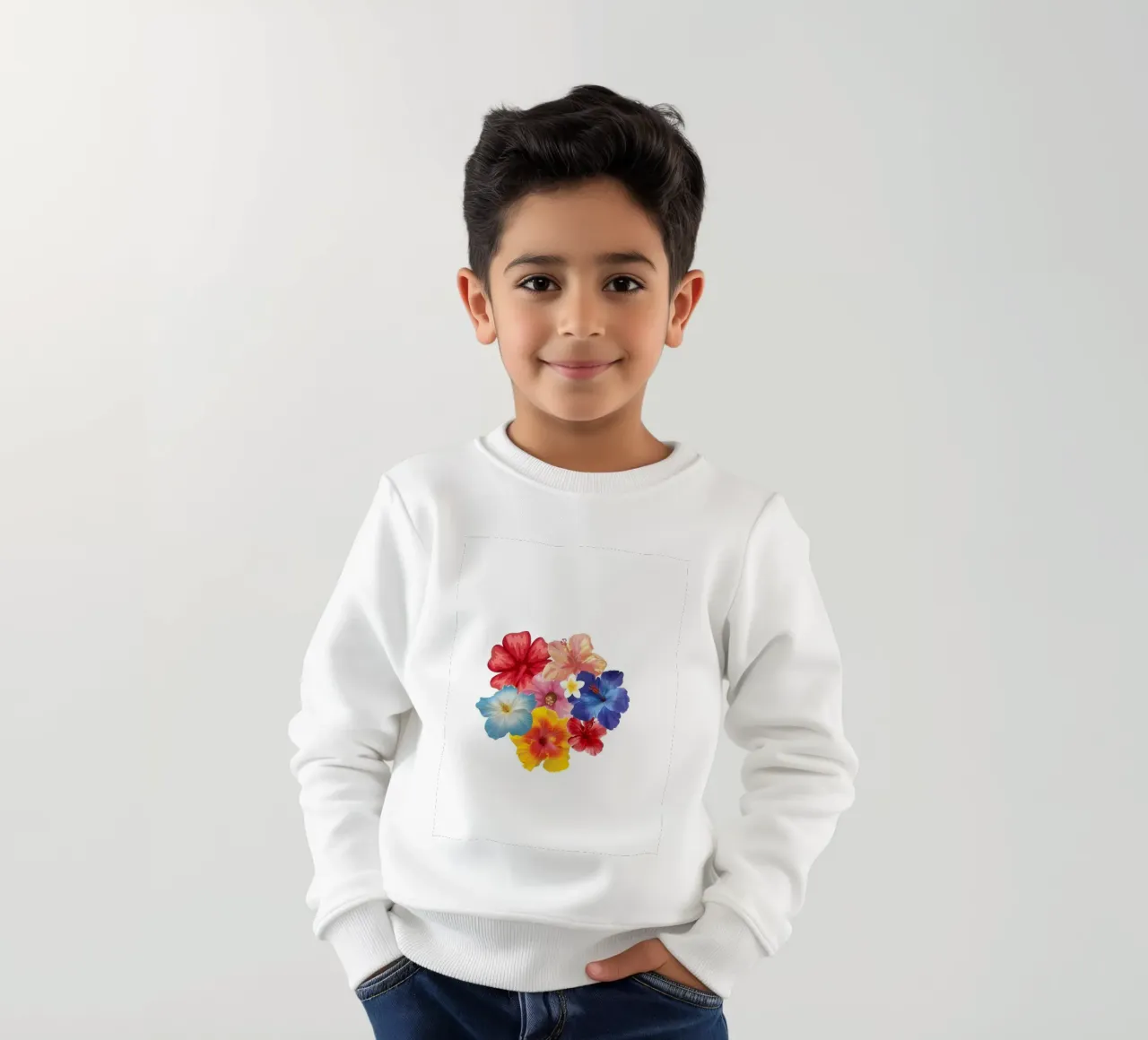 I fiori felpa bambino da Pixel Boy