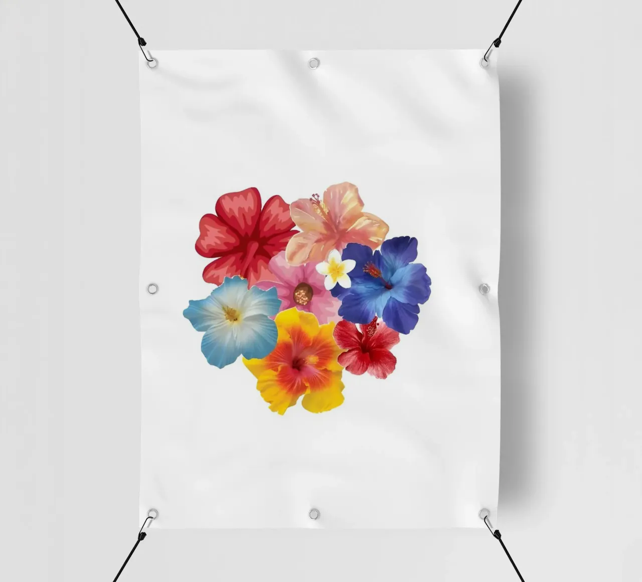 I fiori telo in pvc da Pixel Boy