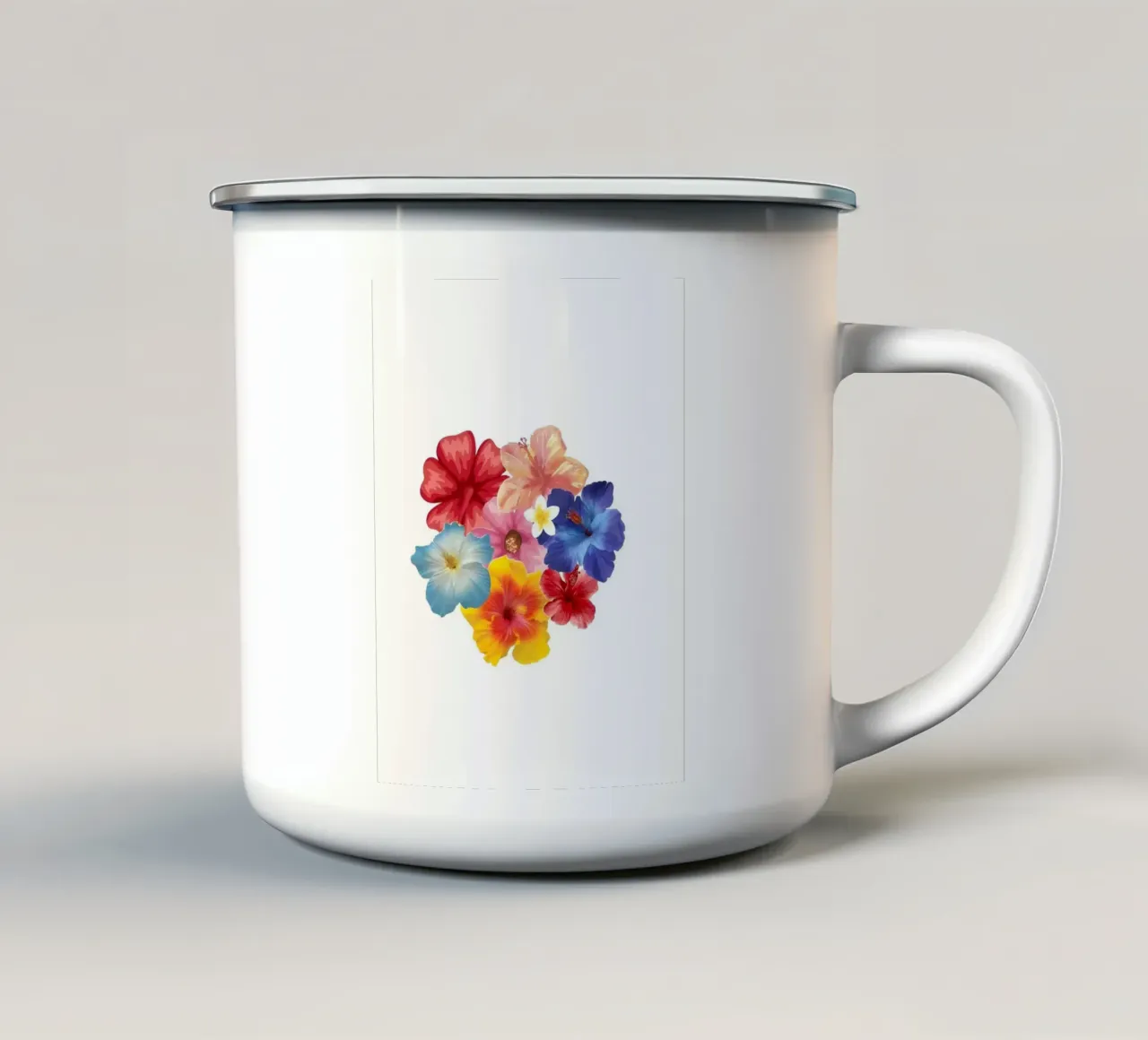 I fiori tazza in smalto da Pixel Boy