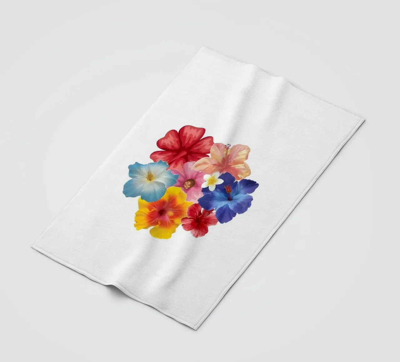 Blumen Fleecedecke von Pixel Boy