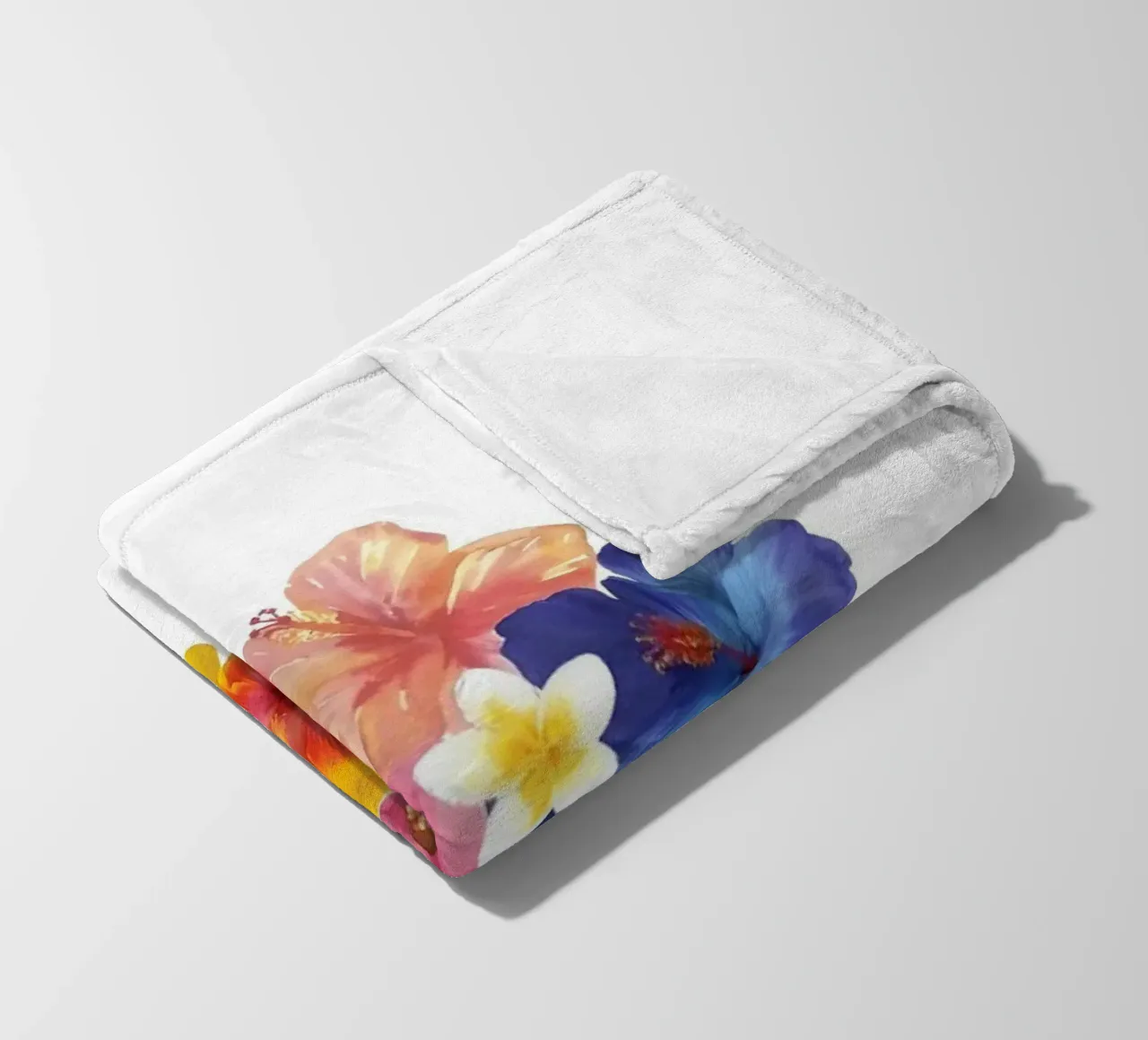 Blumen Fleecedecke von Pixel Boy