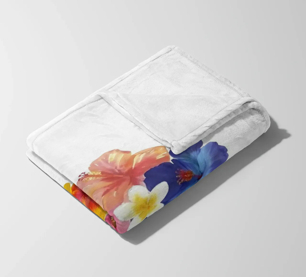 Blumen Fleecedecke von Pixel Boy