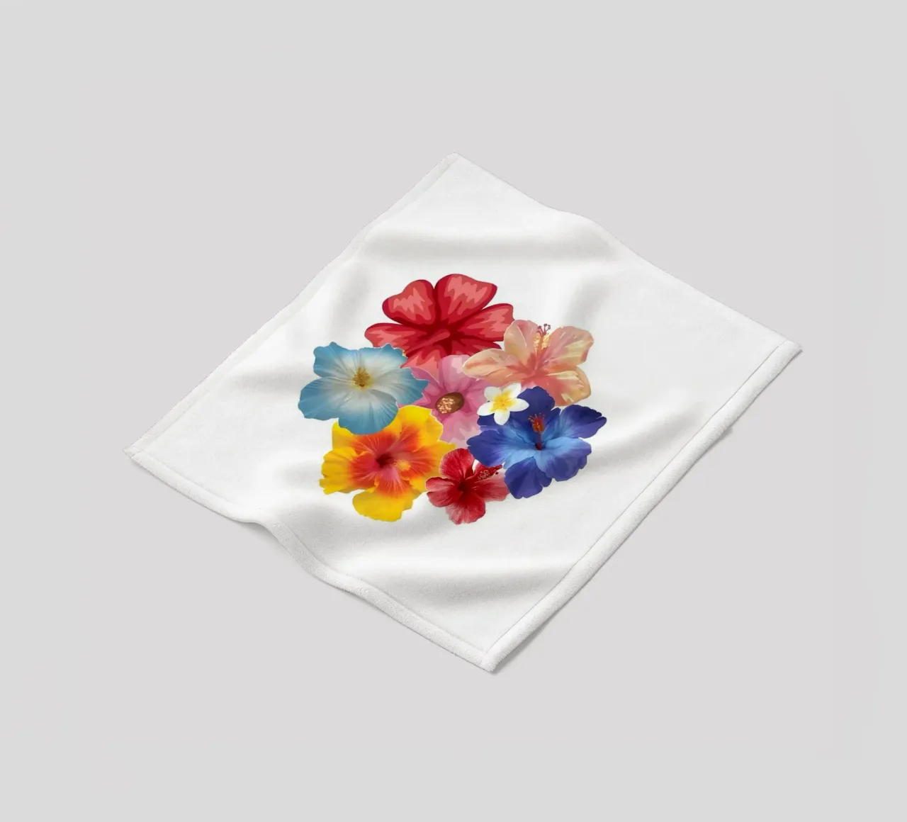 Blumen Fleecedecke von Pixel Boy