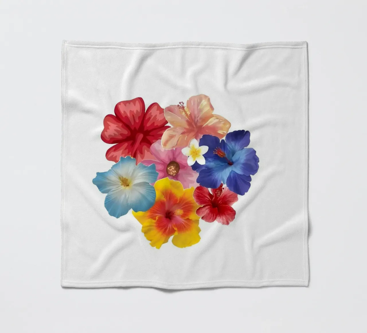 Blumen Fleecedecke von Pixel Boy