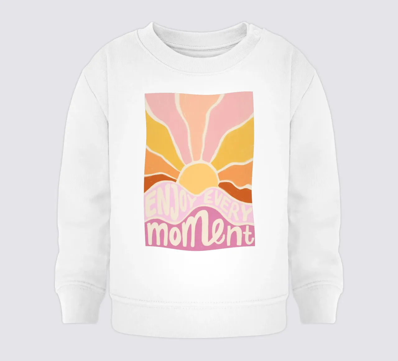 Godetevi ogni momento felpa neonato da sidine shop