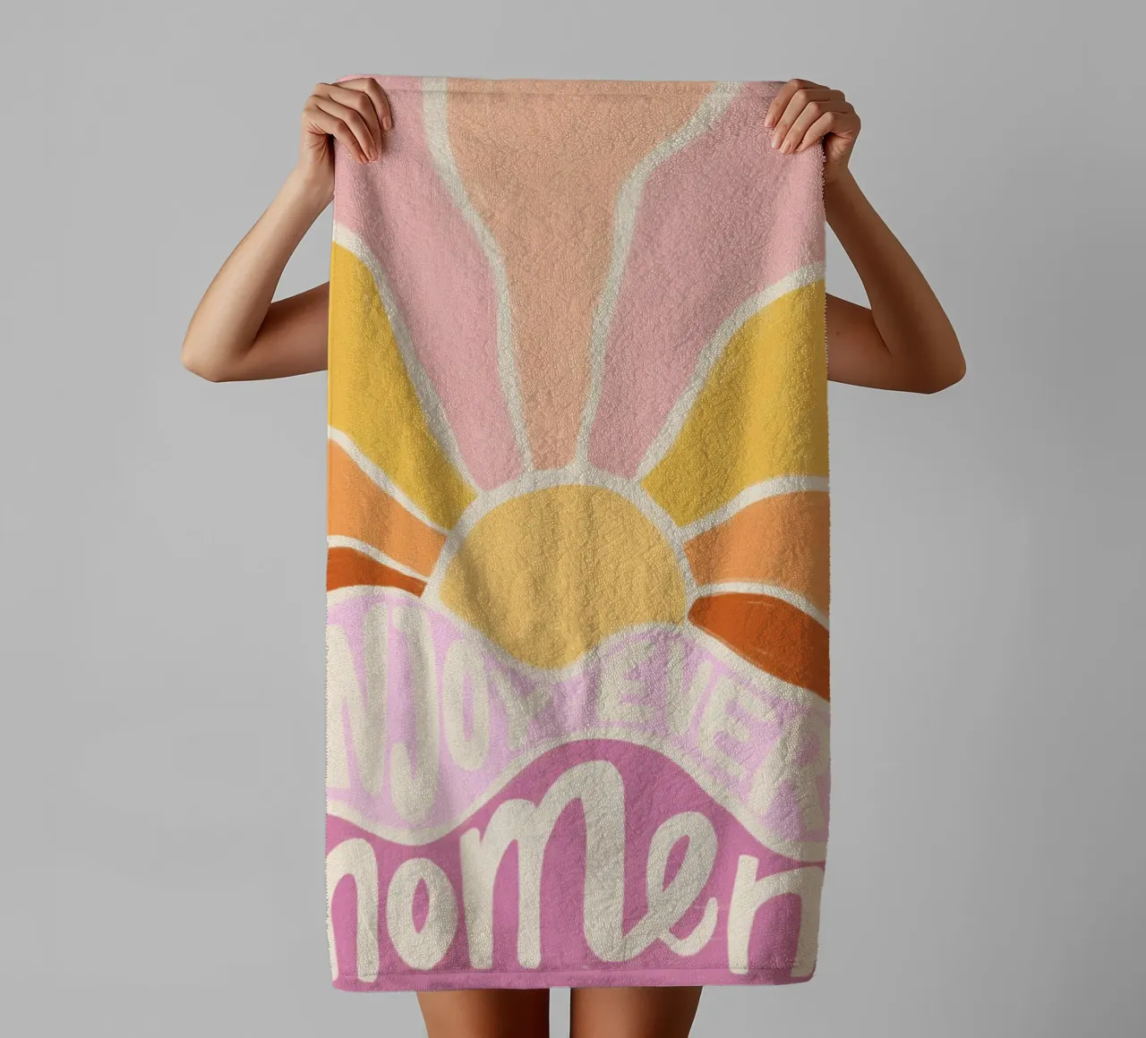 Profiter de chaque instant serviette de bain de sidine shop