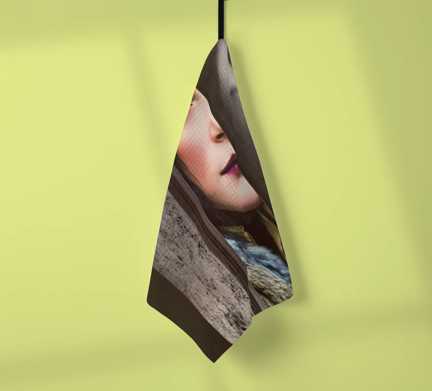 Schuilplaats theedoek van dekonstruktiv
