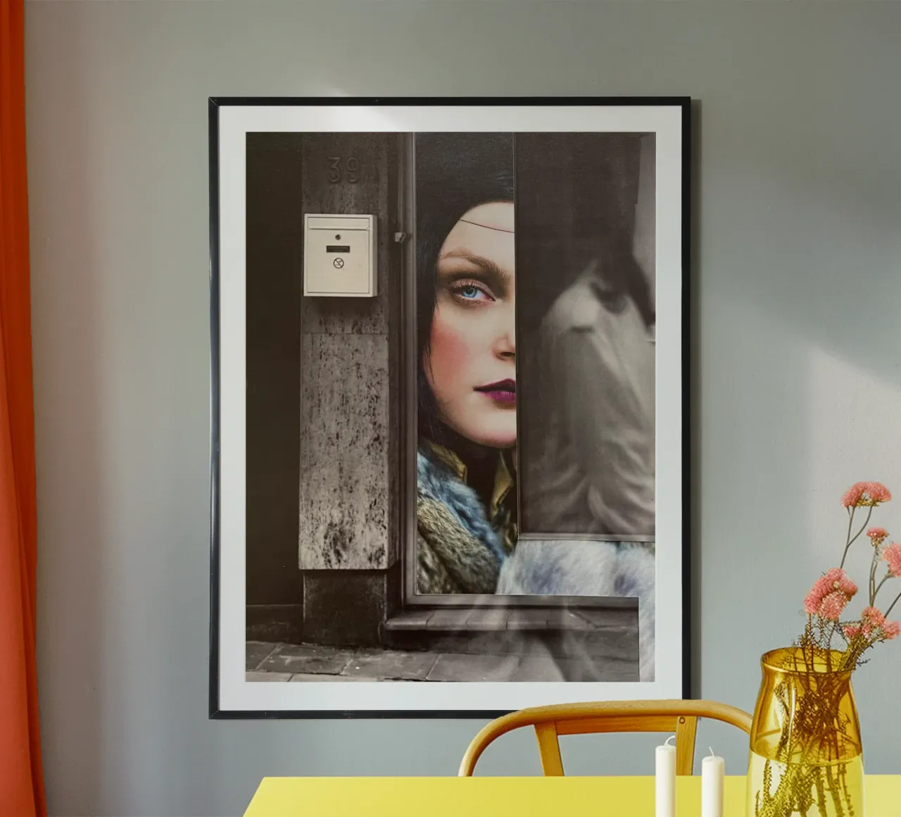 Nascondiglio poster con telaio in plastica da dekonstruktiv