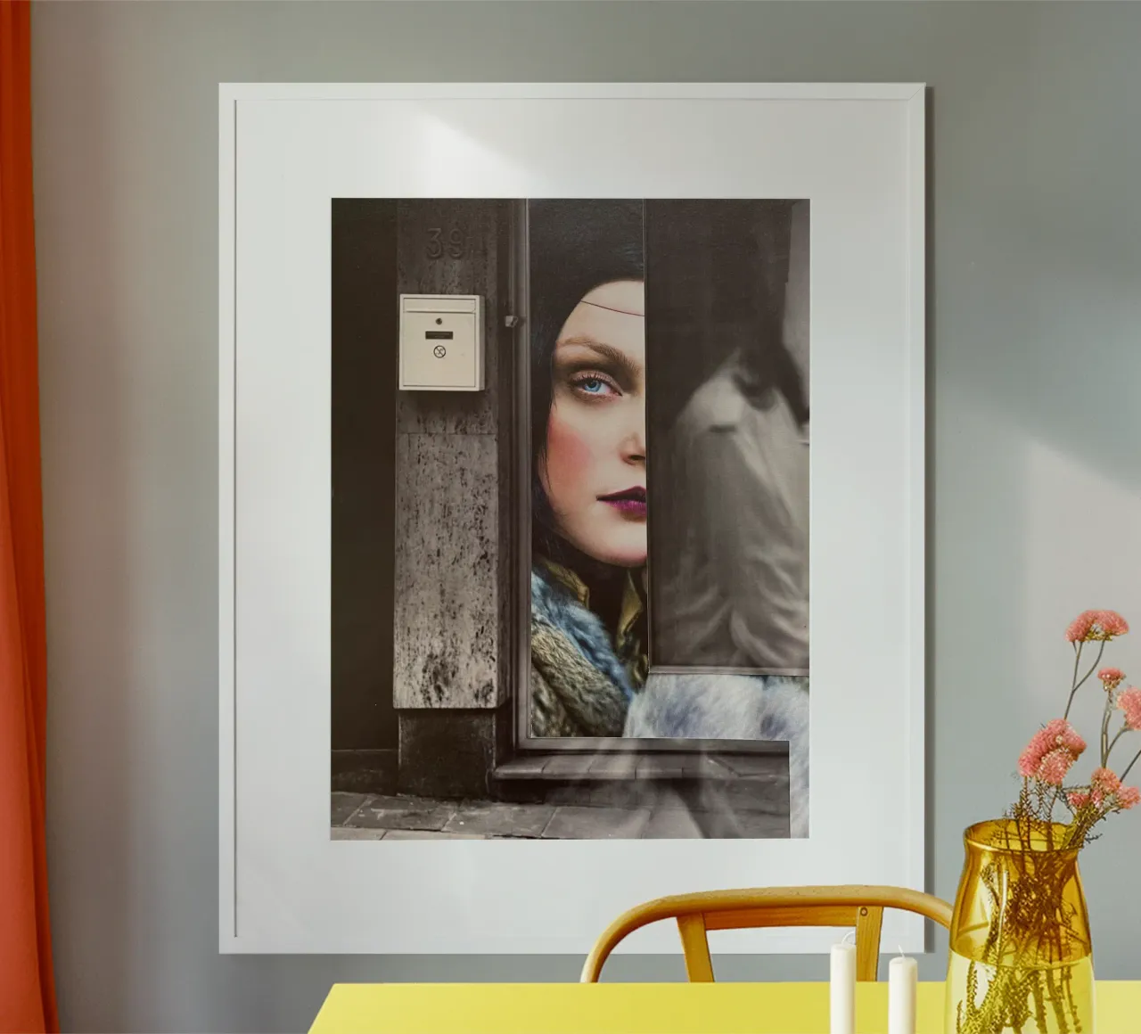 Nascondiglio poster con telaio in plastica da dekonstruktiv