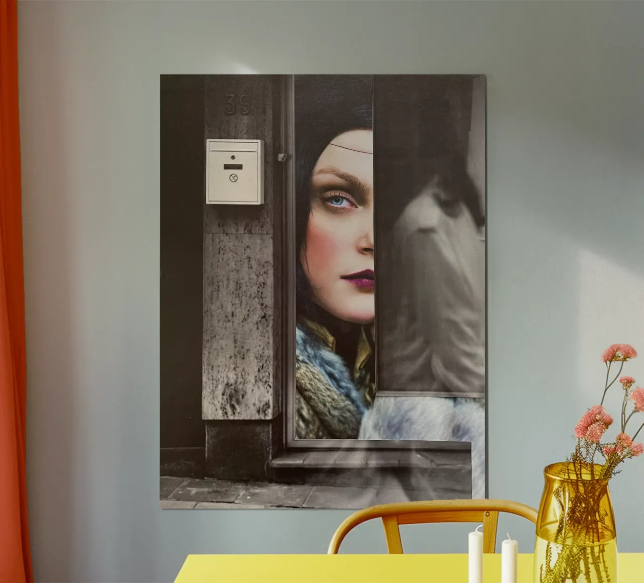 Nascondiglio poster con telaio in plastica da dekonstruktiv
