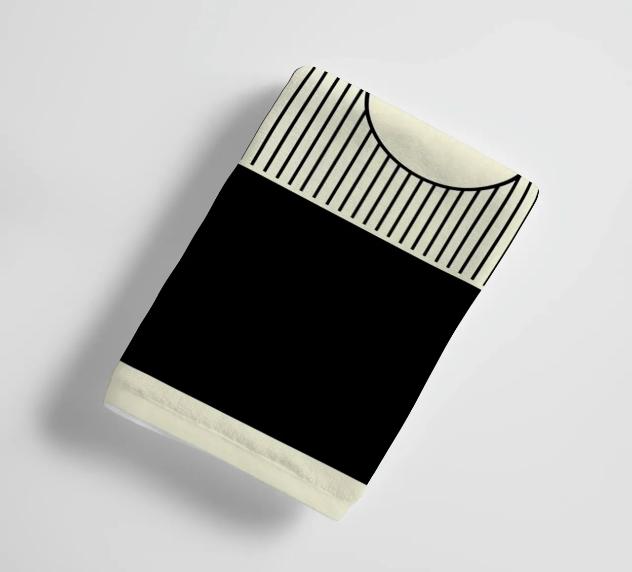 The Pause - Minimalist Geometric Abstract towel by KHouse Studio