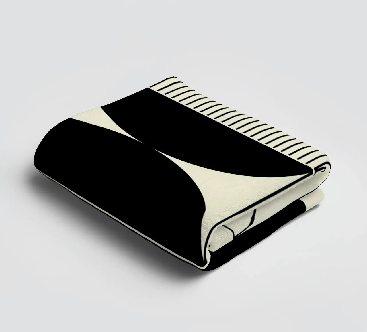 The Pause - Minimalist Geometric Abstract towel by KHouse Studio