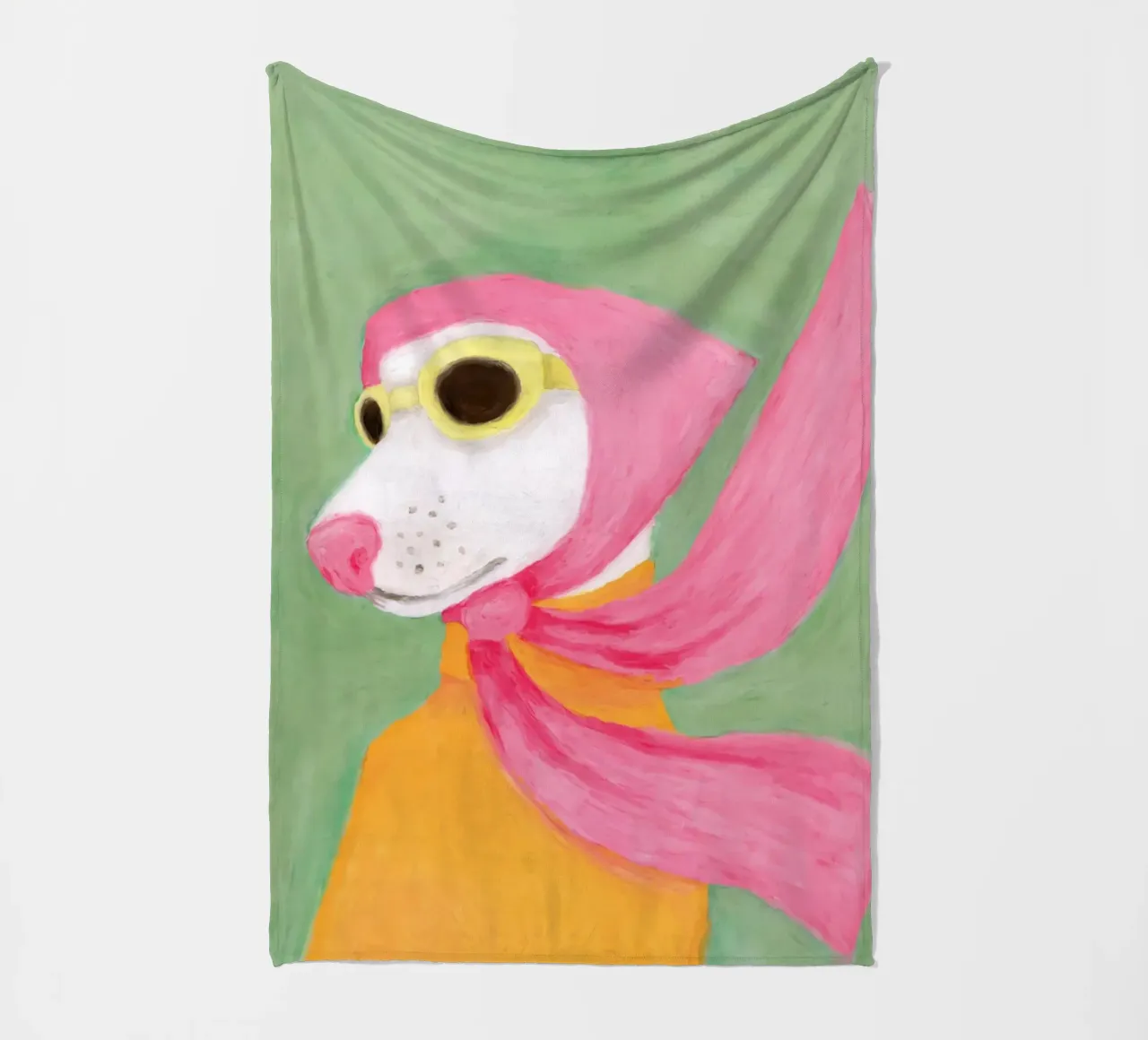 Doggo d'epoca coperta in pile da sidine shop