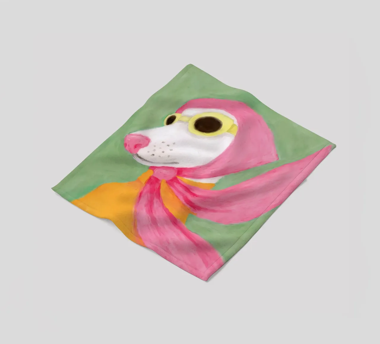 Doggo d'epoca coperta in pile da sidine shop