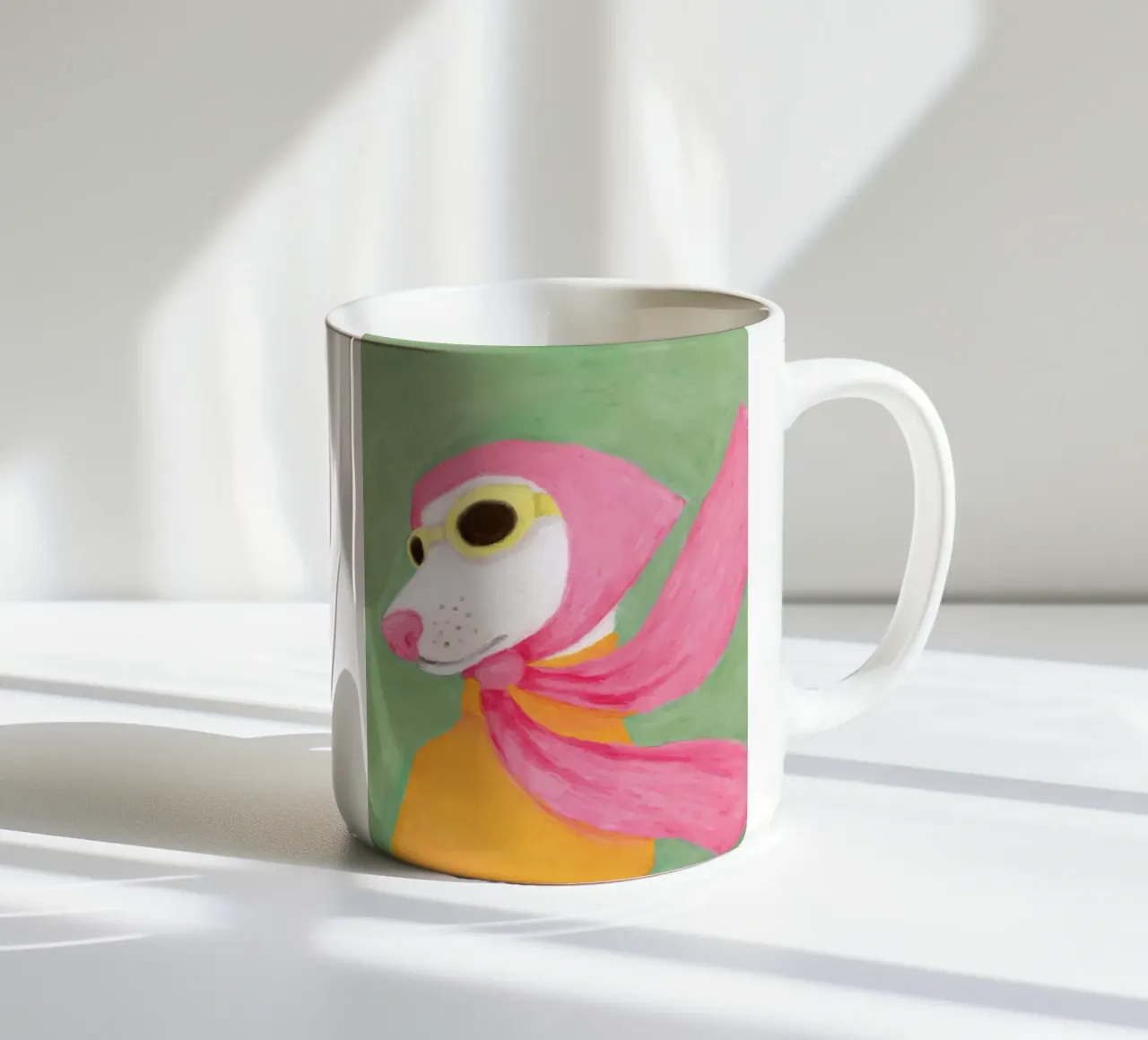Doggo d'epoca tazza in ceramica da sidine shop