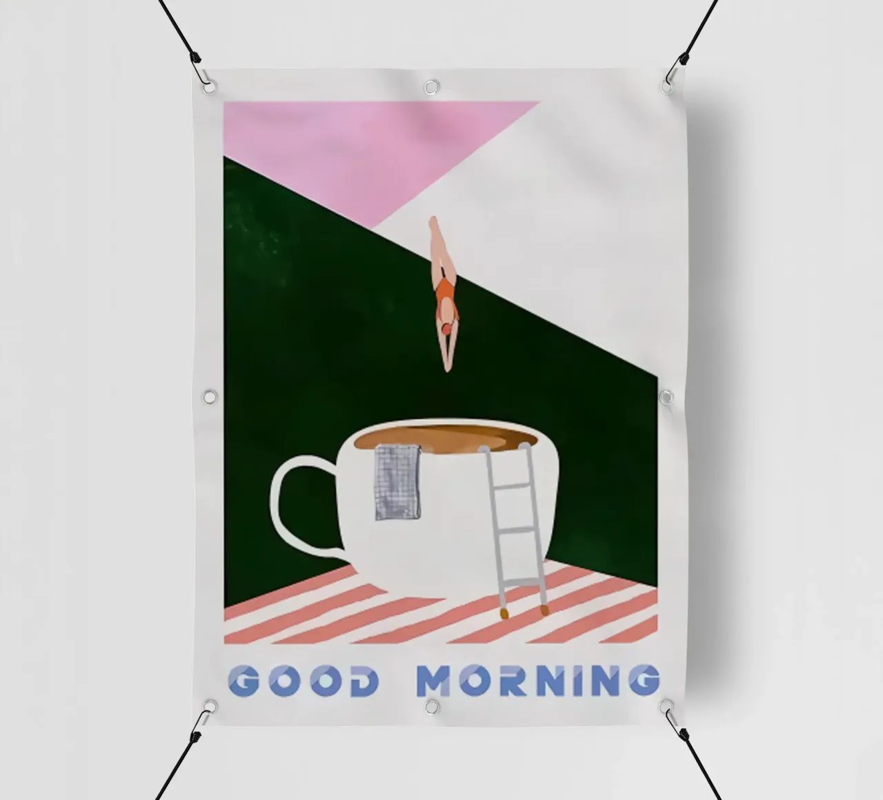 Buongiorno caffè subacqueo telo in pvc da sidine shop