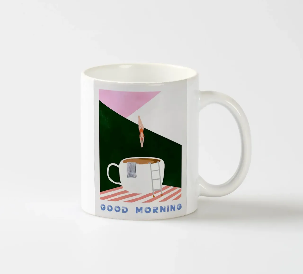 Buongiorno caffè subacqueo tazza in ceramica da sidine shop