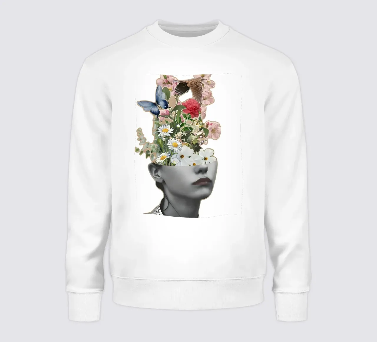 Una mente in fiore felpa da Pixel Boy