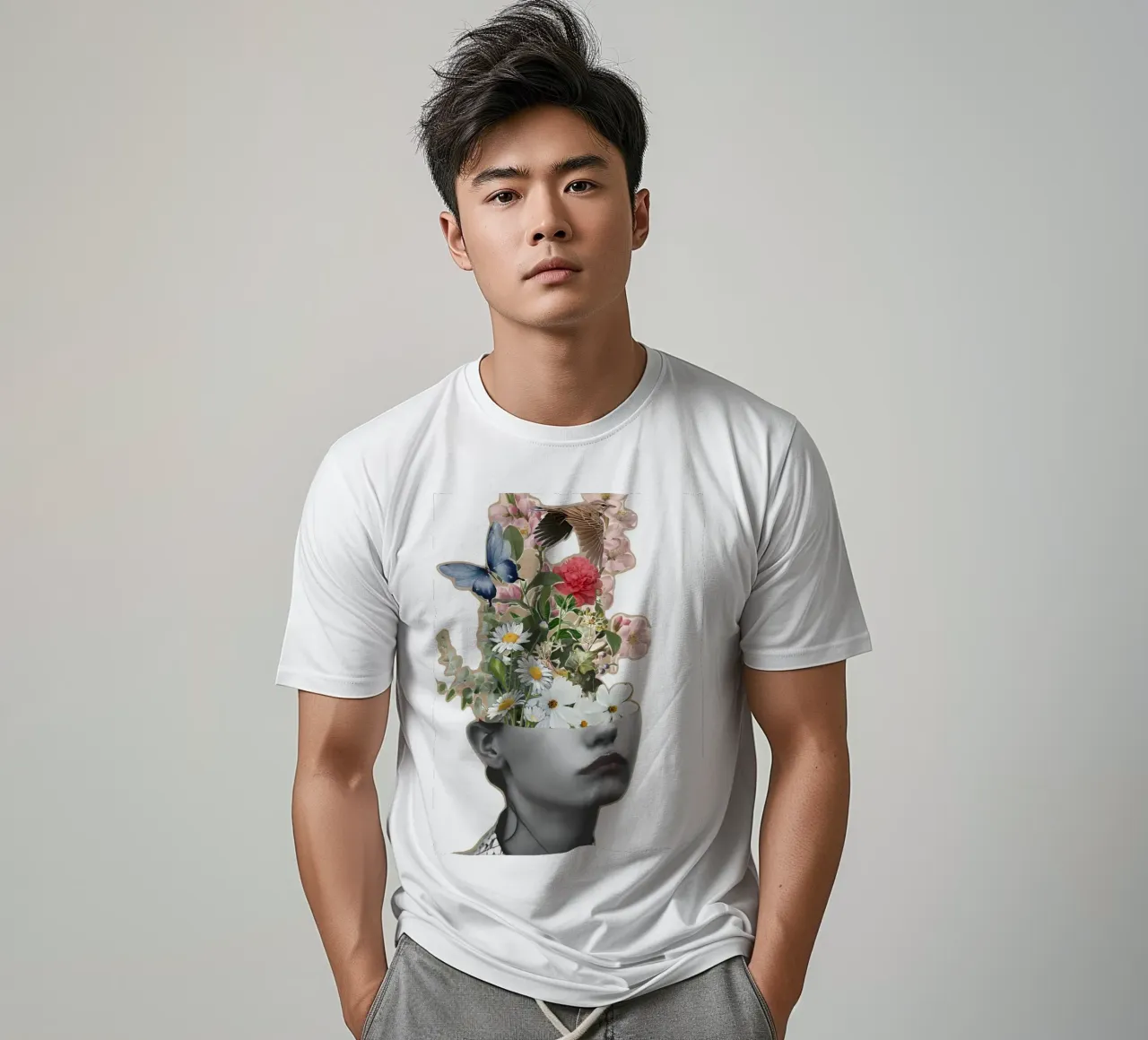 Una mente in fiore t-shirt da Pixel Boy