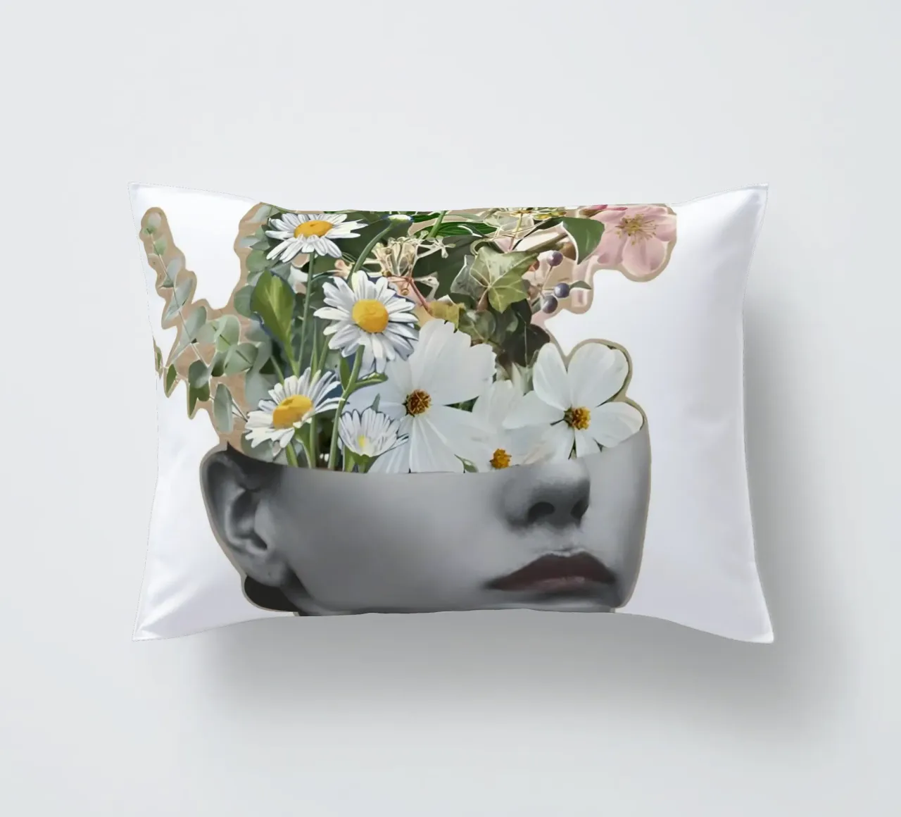 Una mente in fiore cuscino da Pixel Boy