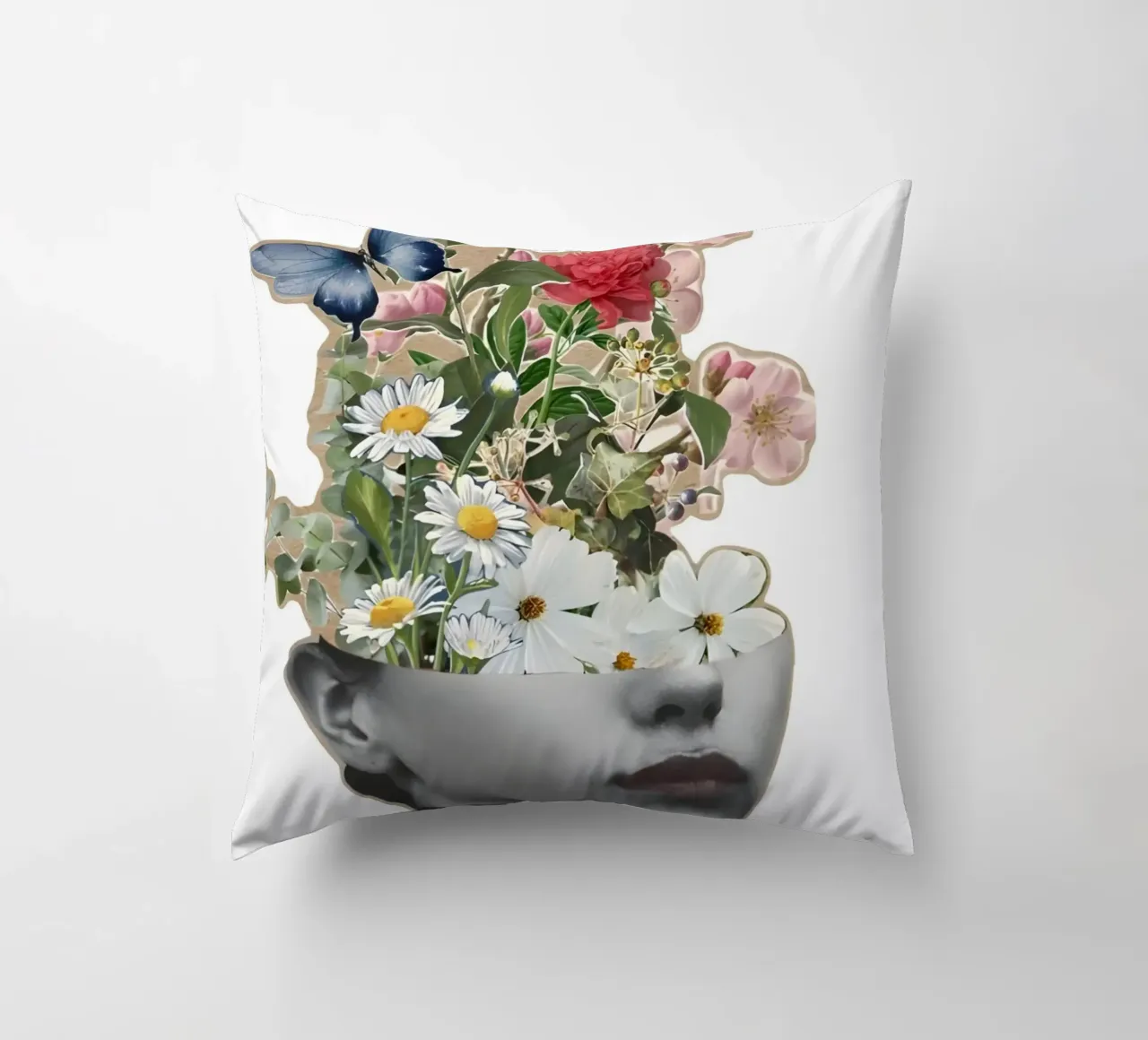 Una mente in fiore cuscino da Pixel Boy